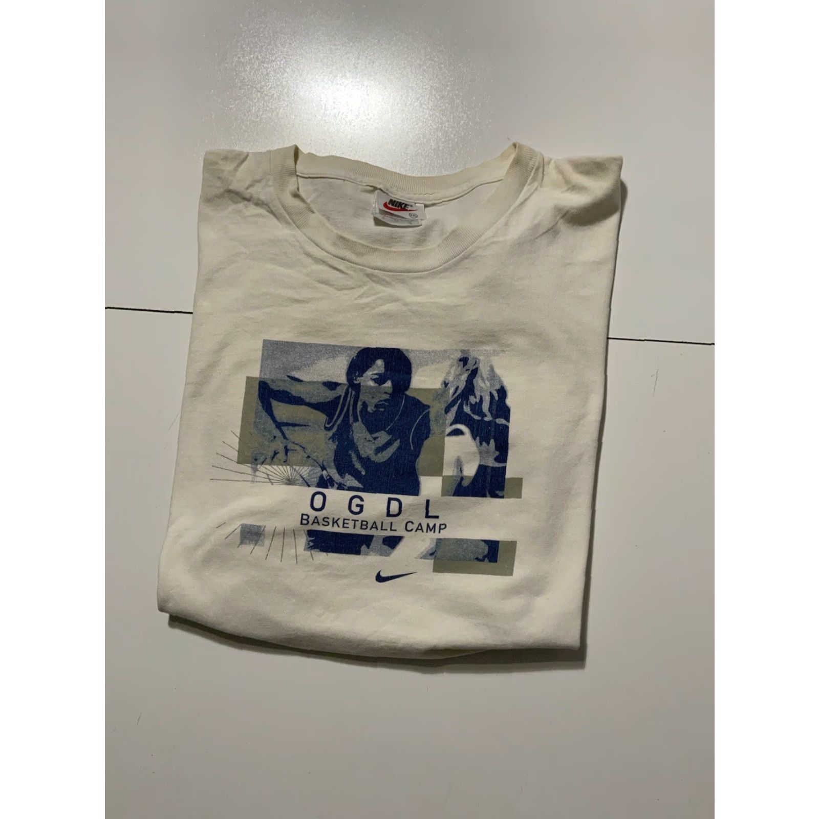 Nike VINTAGE Nike OGDL Basketball Camp Olympia Girls Development League T-Shirt 2XL White Shirt Mens? Size US XXL / EU 58 / 5 - 2 Thumbnail
