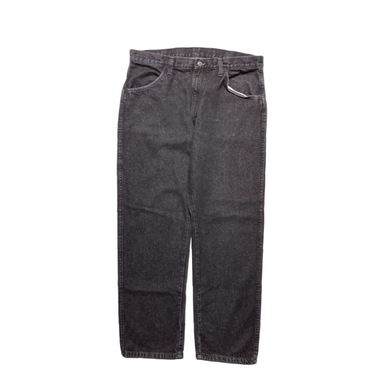 Wrangler VINTAGE Wrangler Jeans Mens Jeans Black Denim Straight Leg Grunge 34x29 Wrangler 34x29 Wrangler? Size US 34 / EU 50 - 1 Thumbnail
