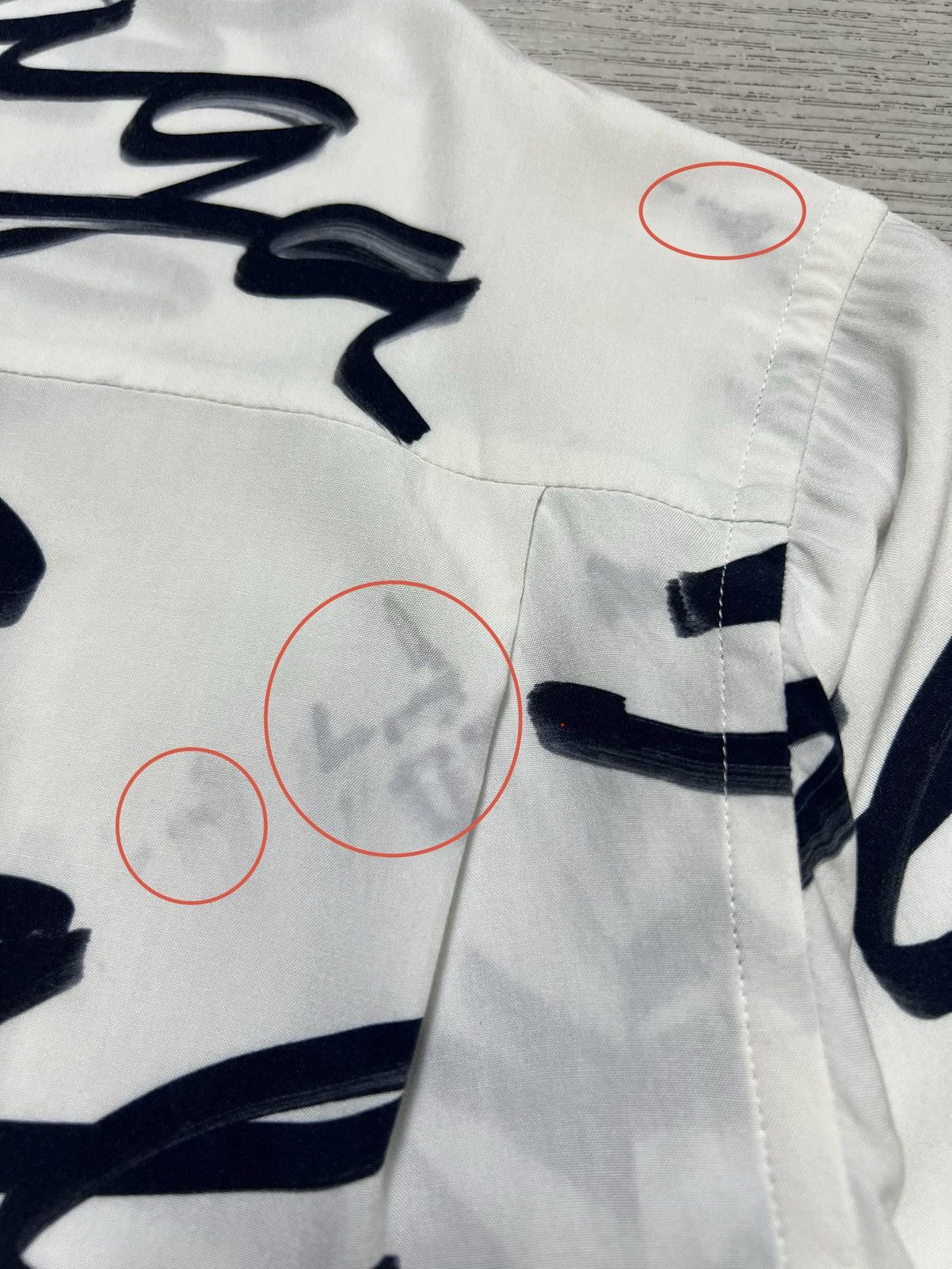 Balenciaga Balenciaga - Scribble Logo Button Up Longsleeve Shirt Size US S / EU 44-46 / 1 - 14 Thumbnail