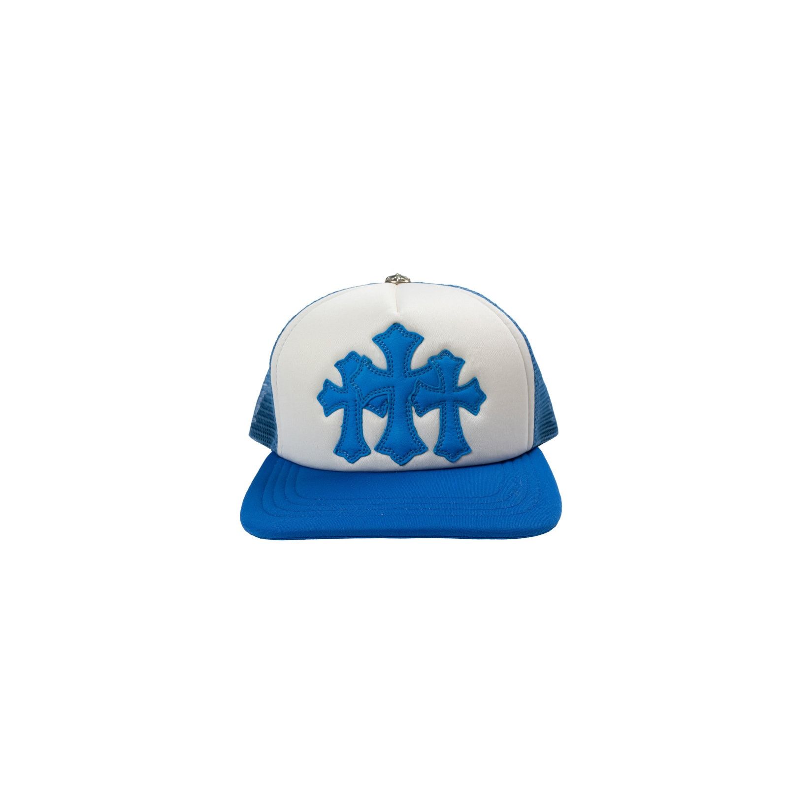 Chrome Hearts Cemetery Trucker Hat 'Neon Blue' Size ONE SIZE - 1 Thumbnail