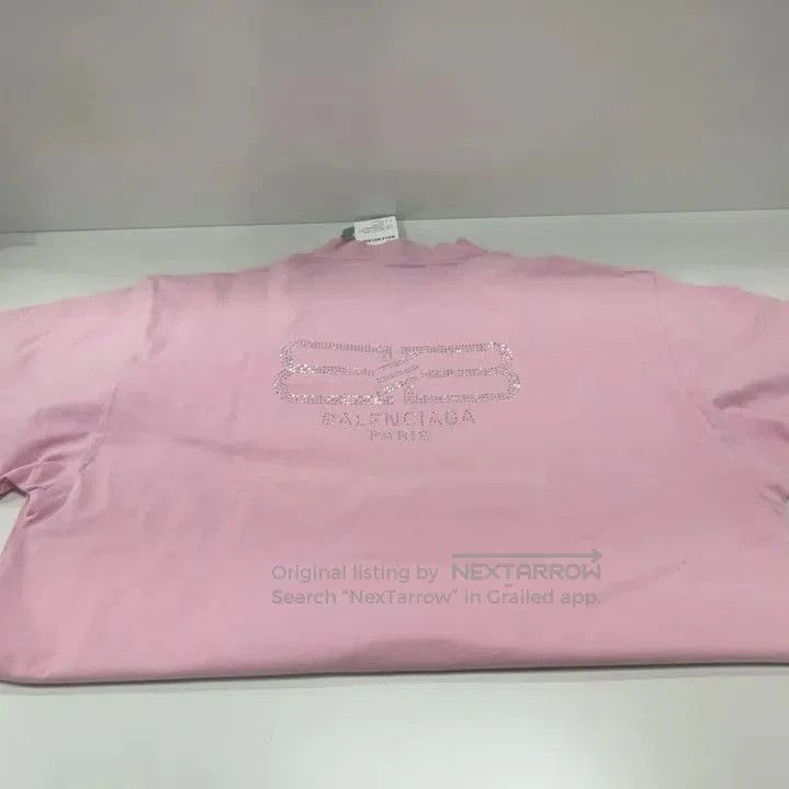 Balenciaga Balenciaga Pink Short Sleeve T. Size US XS / EU 42 / 0 - 8 Thumbnail