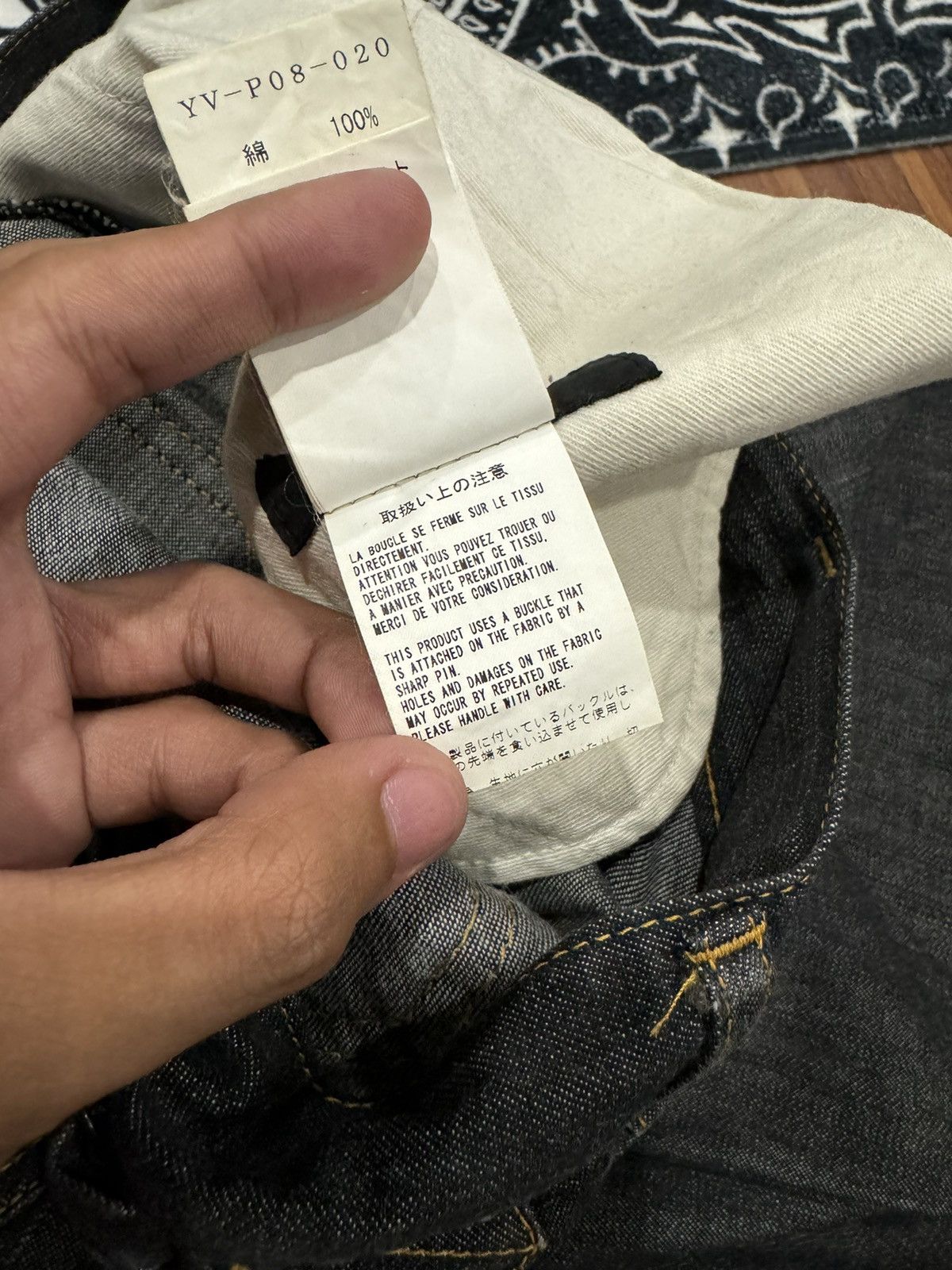 Y's × Y's for Men × Yohji Yamamoto Yohji Yamamoto Y’s Military Pocket Denim Jeans Size US 34 / EU 50 - 9 Thumbnail