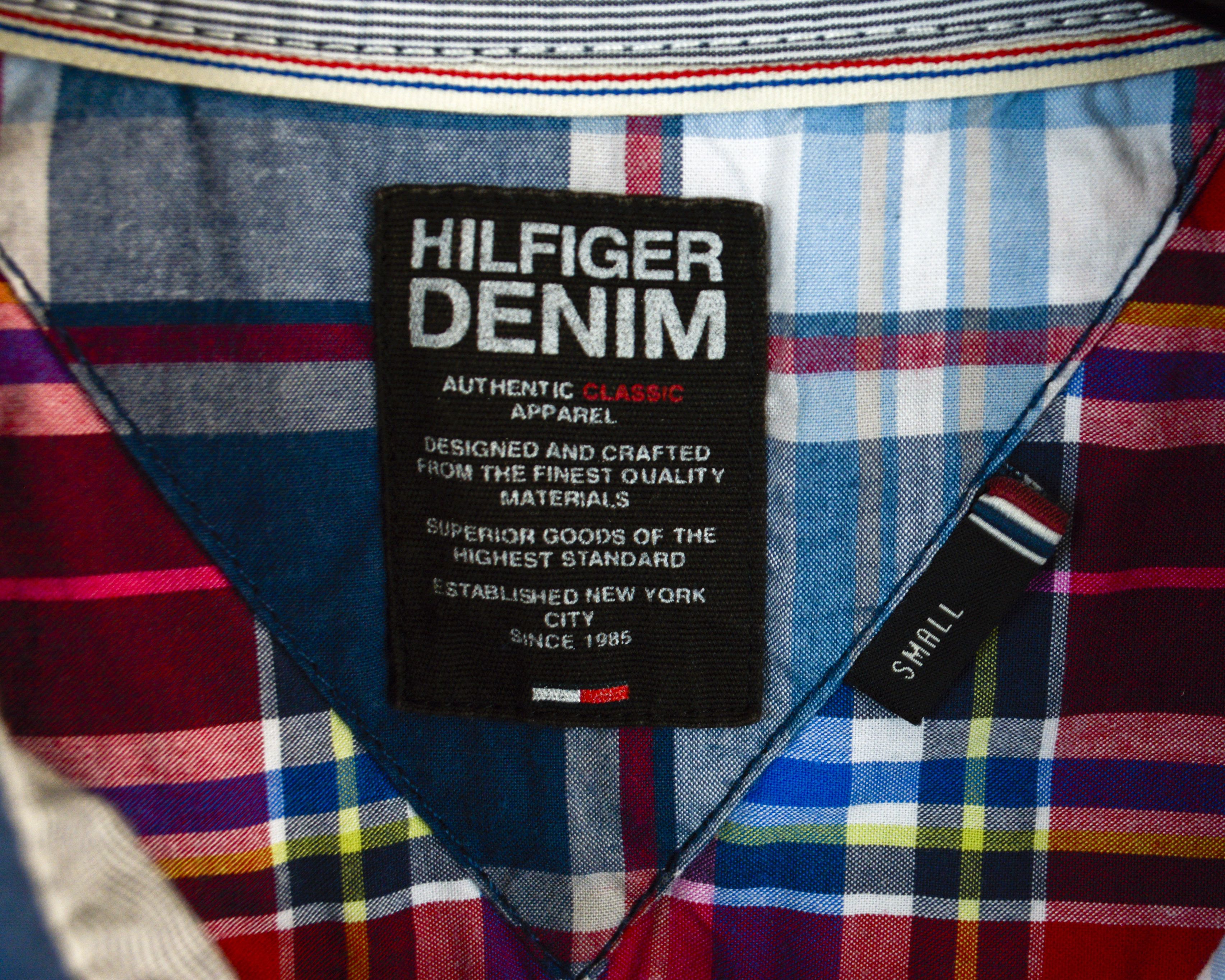 Tommy Hilfiger Button Up Shirt S Check Plaid Formal Long Sleeved Casual Top Size US S / EU 44-46 / 1 - 3 Thumbnail