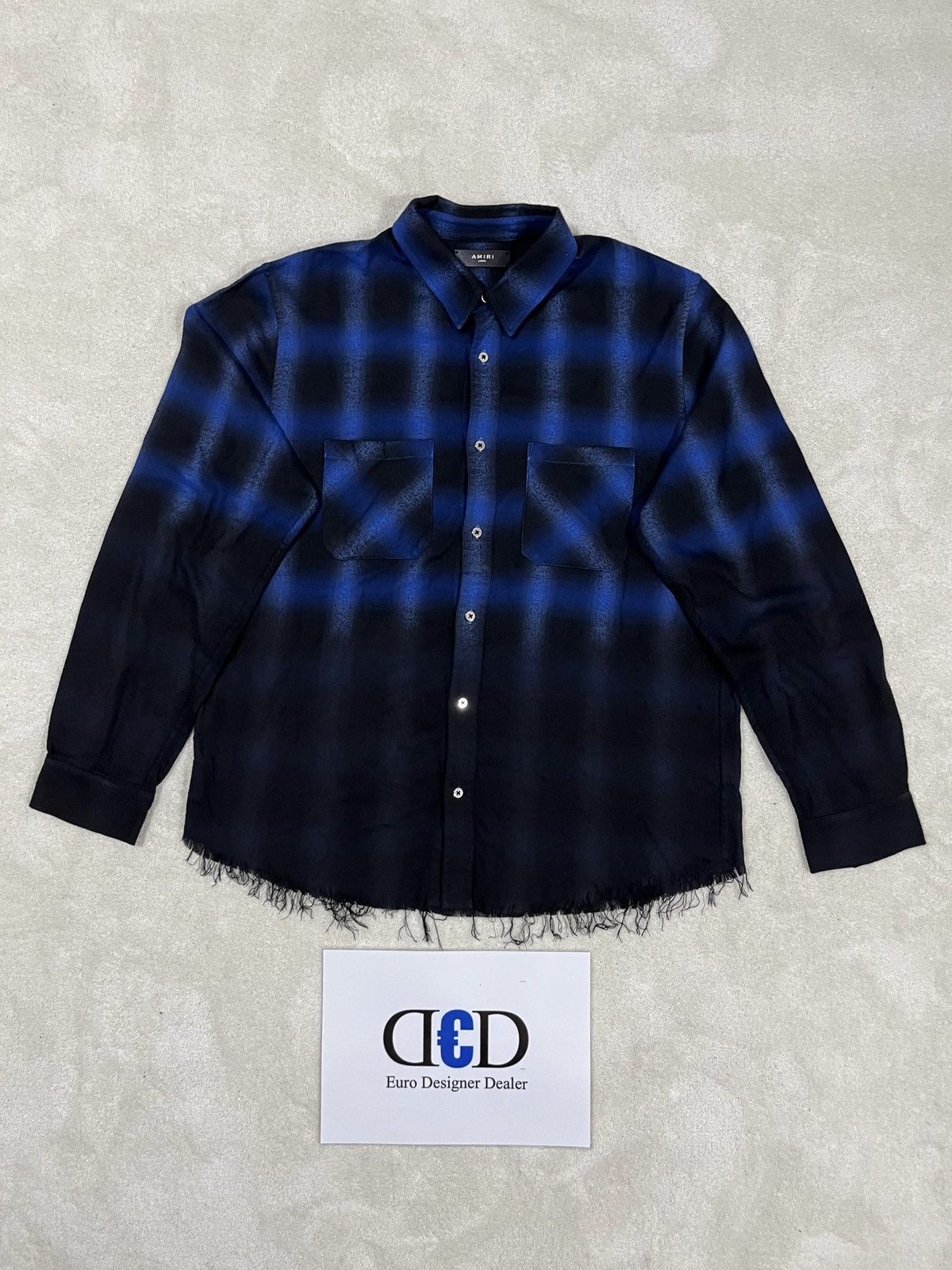 Amiri 💠Amiri💠 FLANNEL BLUE (L) Size US L / EU 52-54 / 3 - 1 Thumbnail