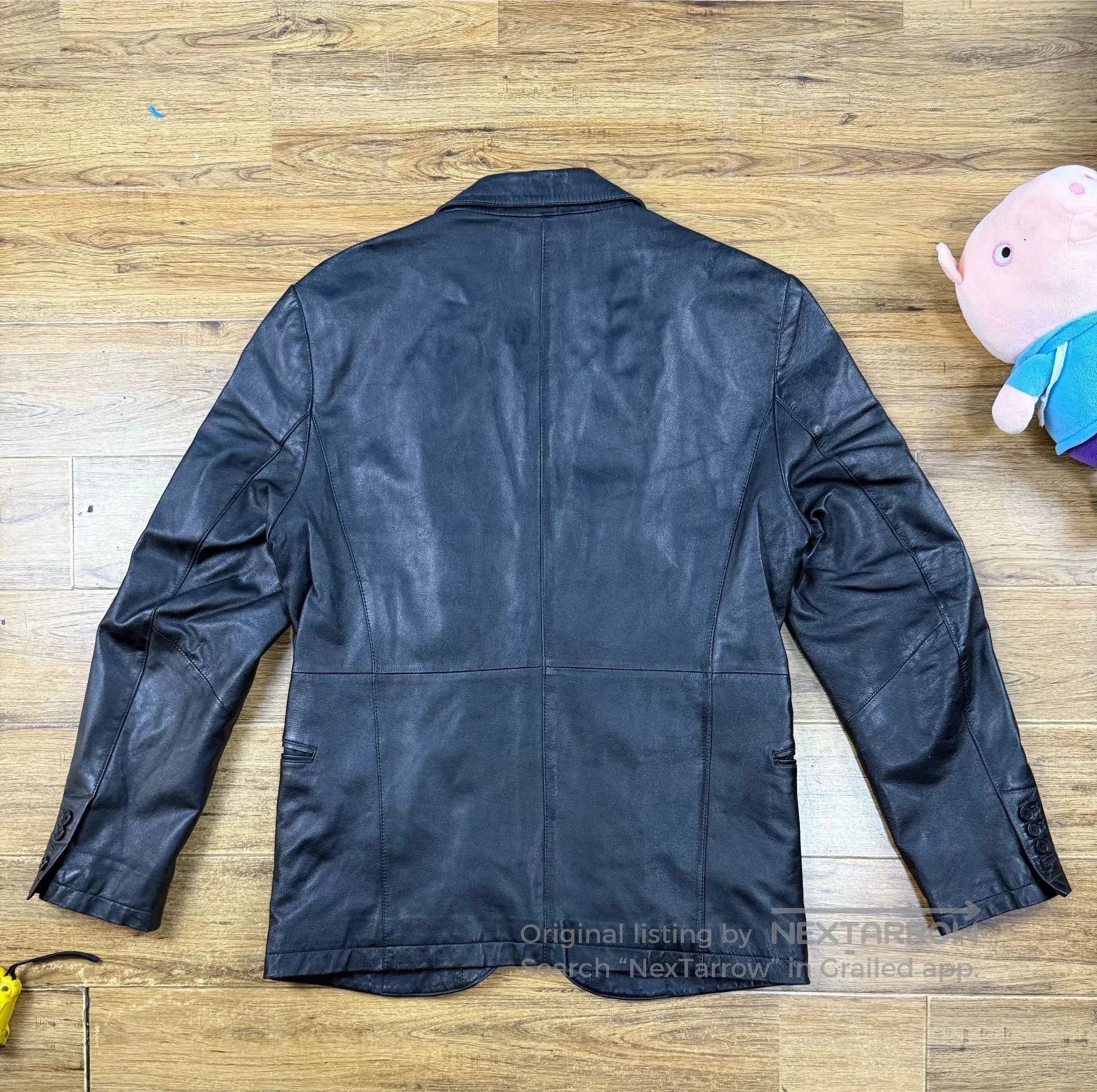 Neil Barrett Men's Leather Jacket by Neil Barrett. Size US M / EU 48-50 / 2 - 2 Thumbnail