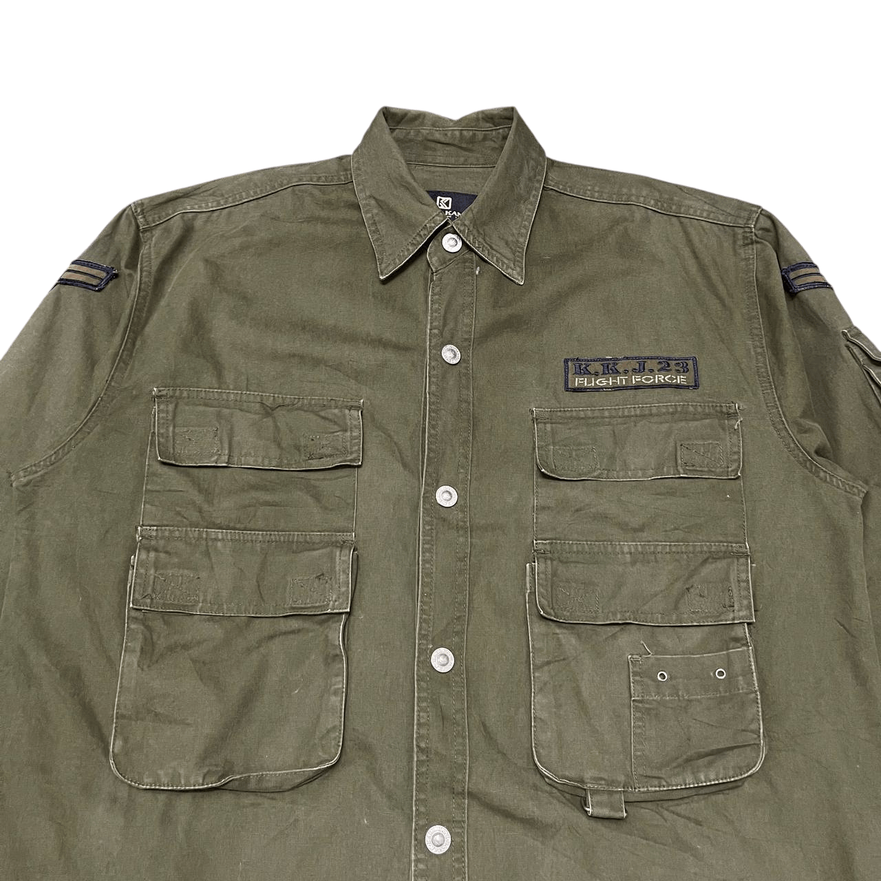 Karl Kani Vintage Karl Kani Jeans Army Jacket Size US L / EU 52-54 / 3 - 2 Thumbnail