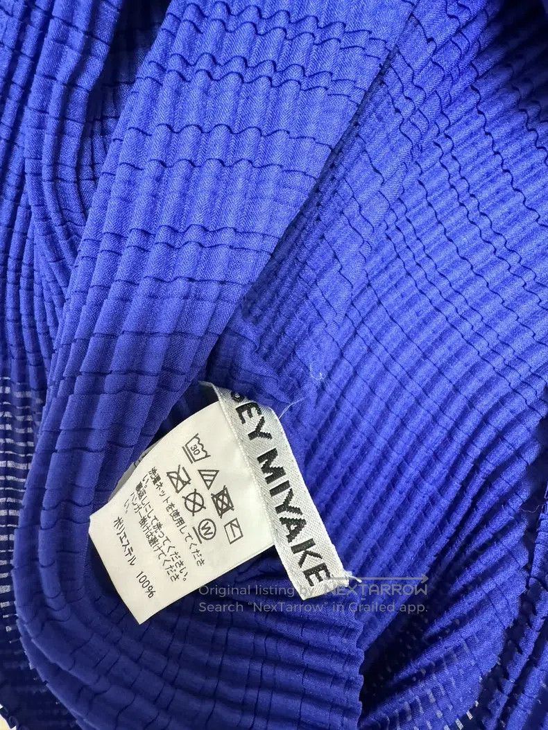 Issey Miyake Issey Miyake Blue Turtleneck T-Shirt Size M / US 6-8 / IT 42-44 - 2 Thumbnail