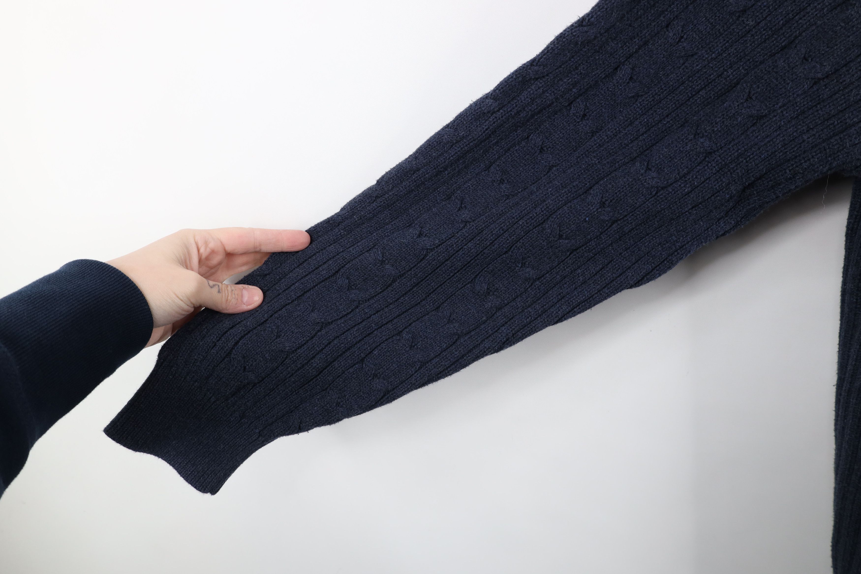 Eddie Bauer × Vintage Vintage Eddie Bauer Ribbed Knit Crewneck Sweater Cotton Size US XL / EU 56 / 4 - 6 Thumbnail
