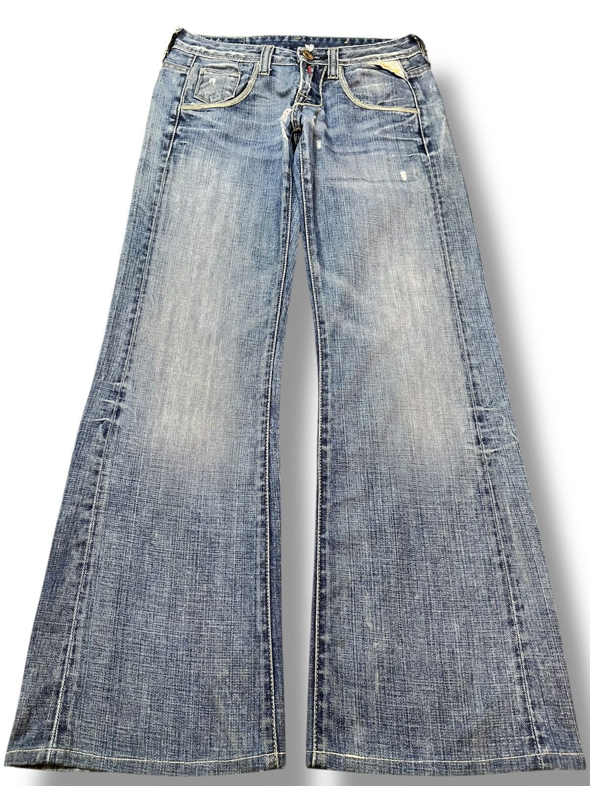 Replay Vintage Replay Flare Bootcut Blue Wash Denim Size US 28 / EU 44 - 1 Thumbnail