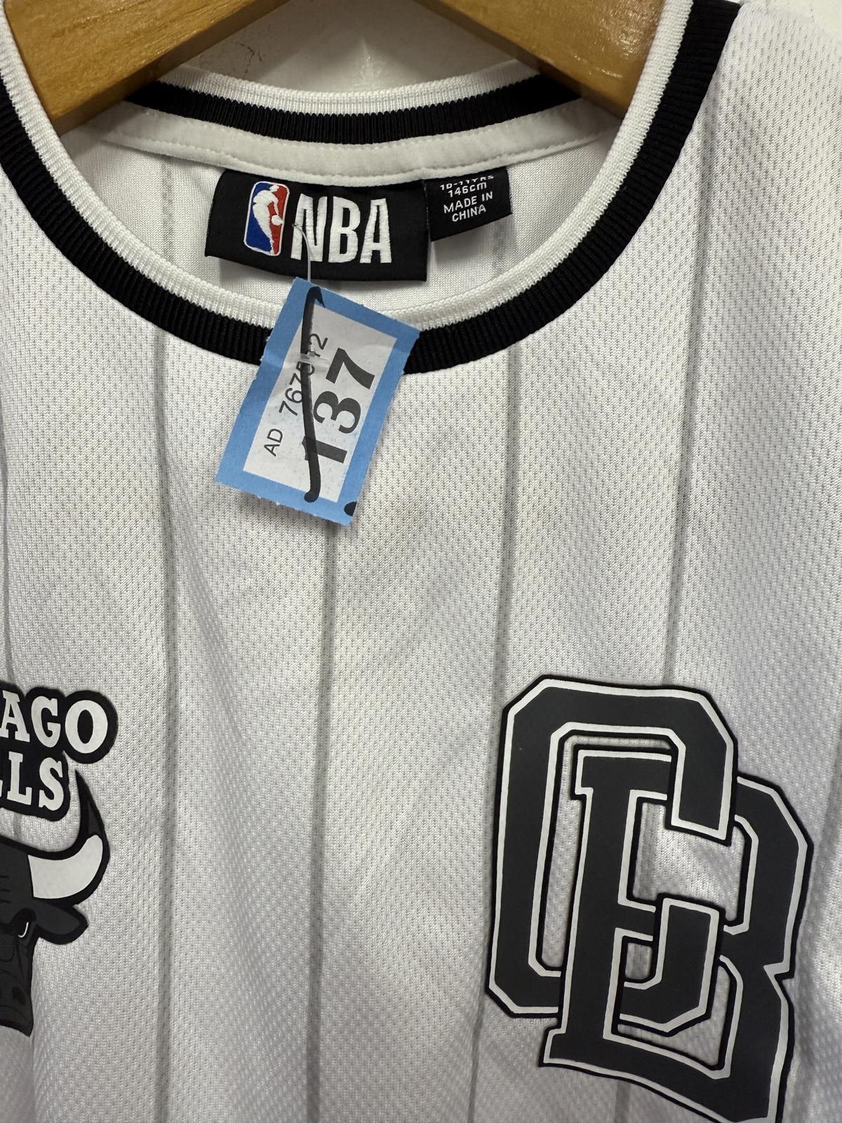 NBA Chicago Bulls Men's NBA Basketball Jersey White Pinstripe Size US M / EU 48-50 / 2 - 2 Thumbnail
