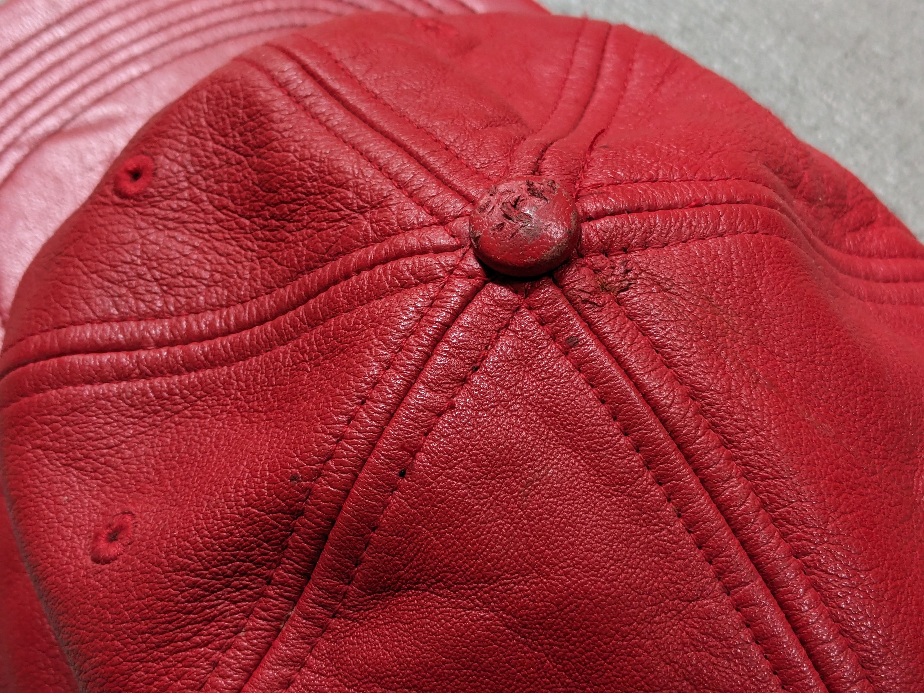 Supreme Supreme Classic 6-Panel Leather Hat Cap Strap Adjustable Size ONE SIZE - 7 Thumbnail