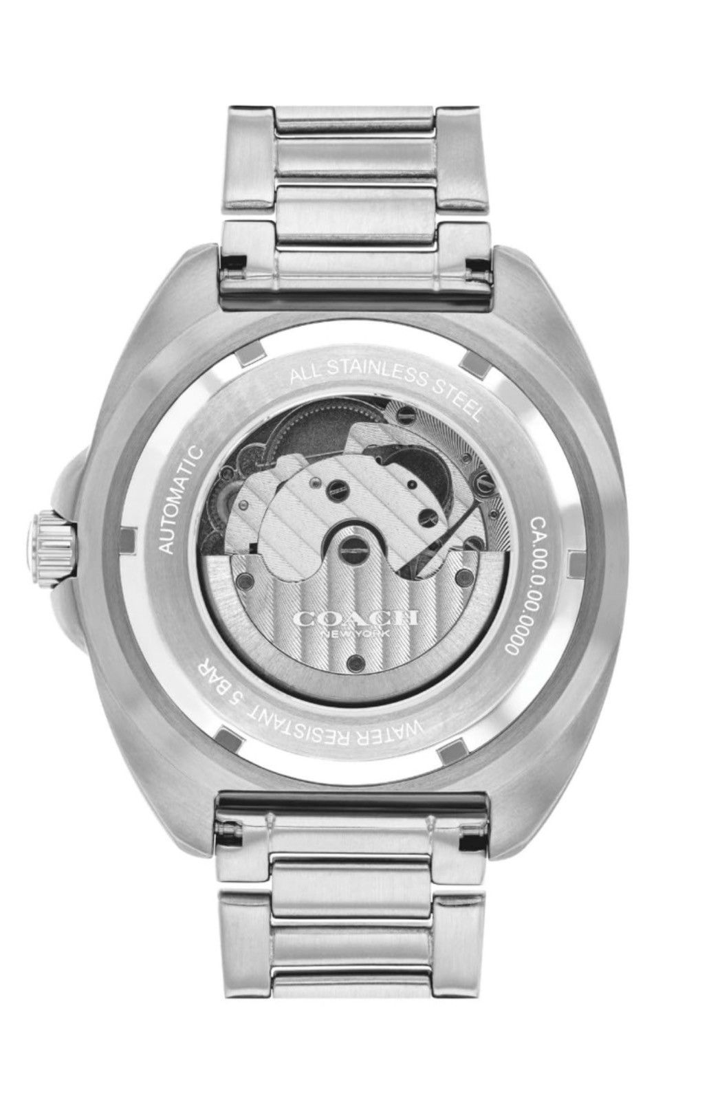 Coach Coach Watch Charter Automatic 44mm 14602713 Men Silver Size ONE SIZE - 10 Thumbnail