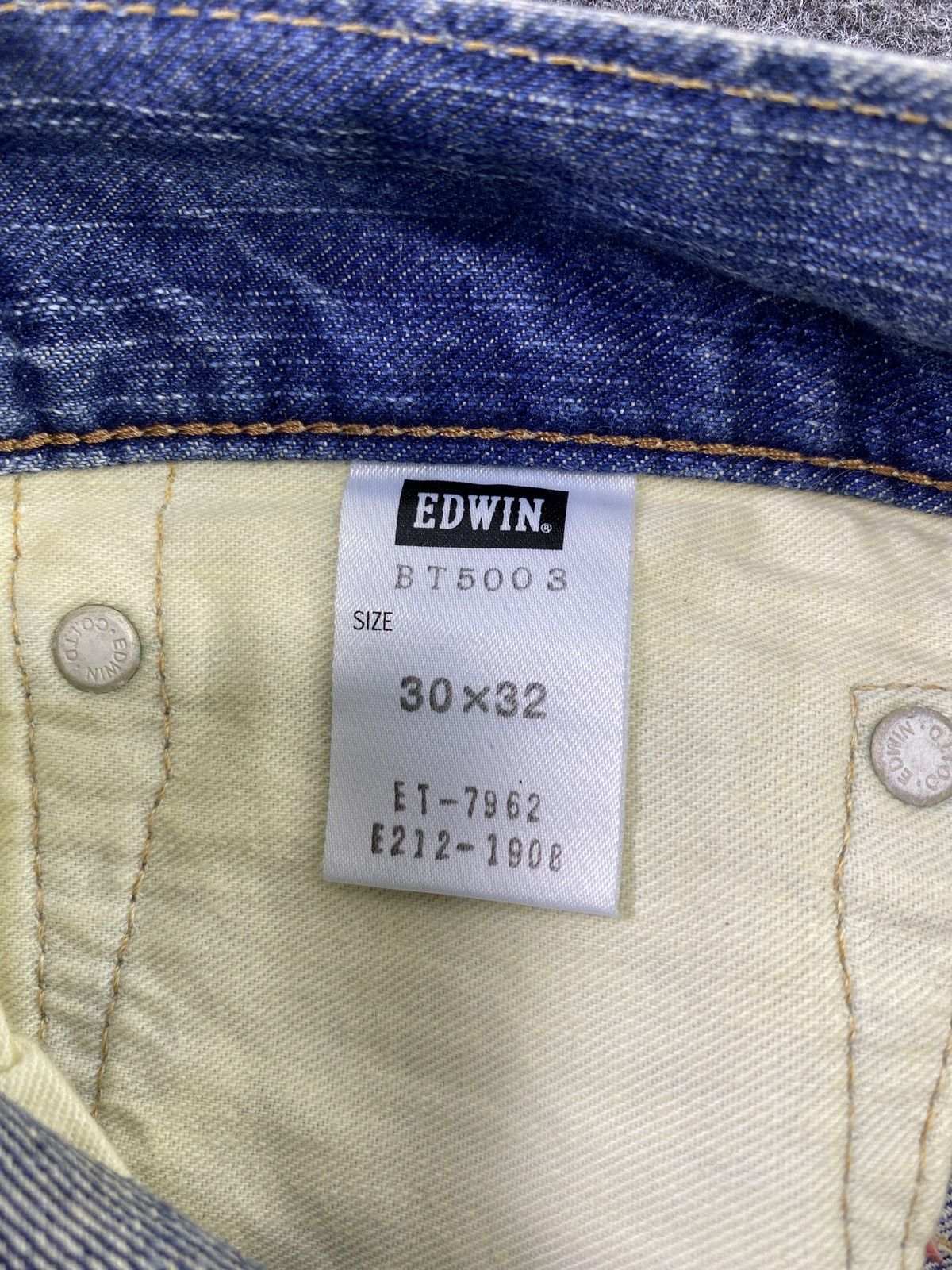 Edwin Edwin Blue Trip 503 Distress Blue Wash Denim - J863 Size US 34 / EU 50 - 7 Thumbnail