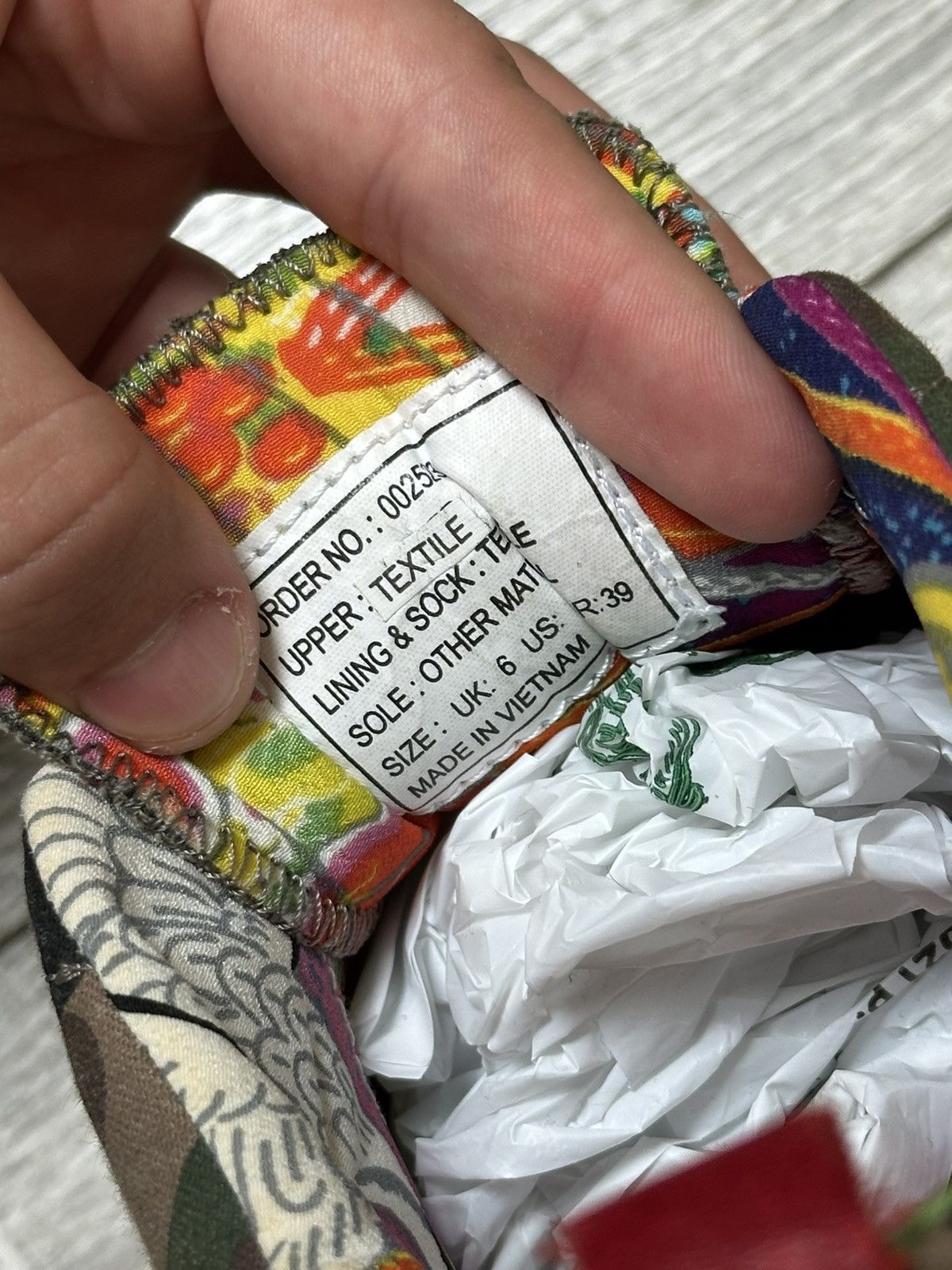 Evisu Rare! Evisu Graphic Low Top Sneakers Camo Japan Styel Size US 6.5 / EU 39-40 - 8 Thumbnail