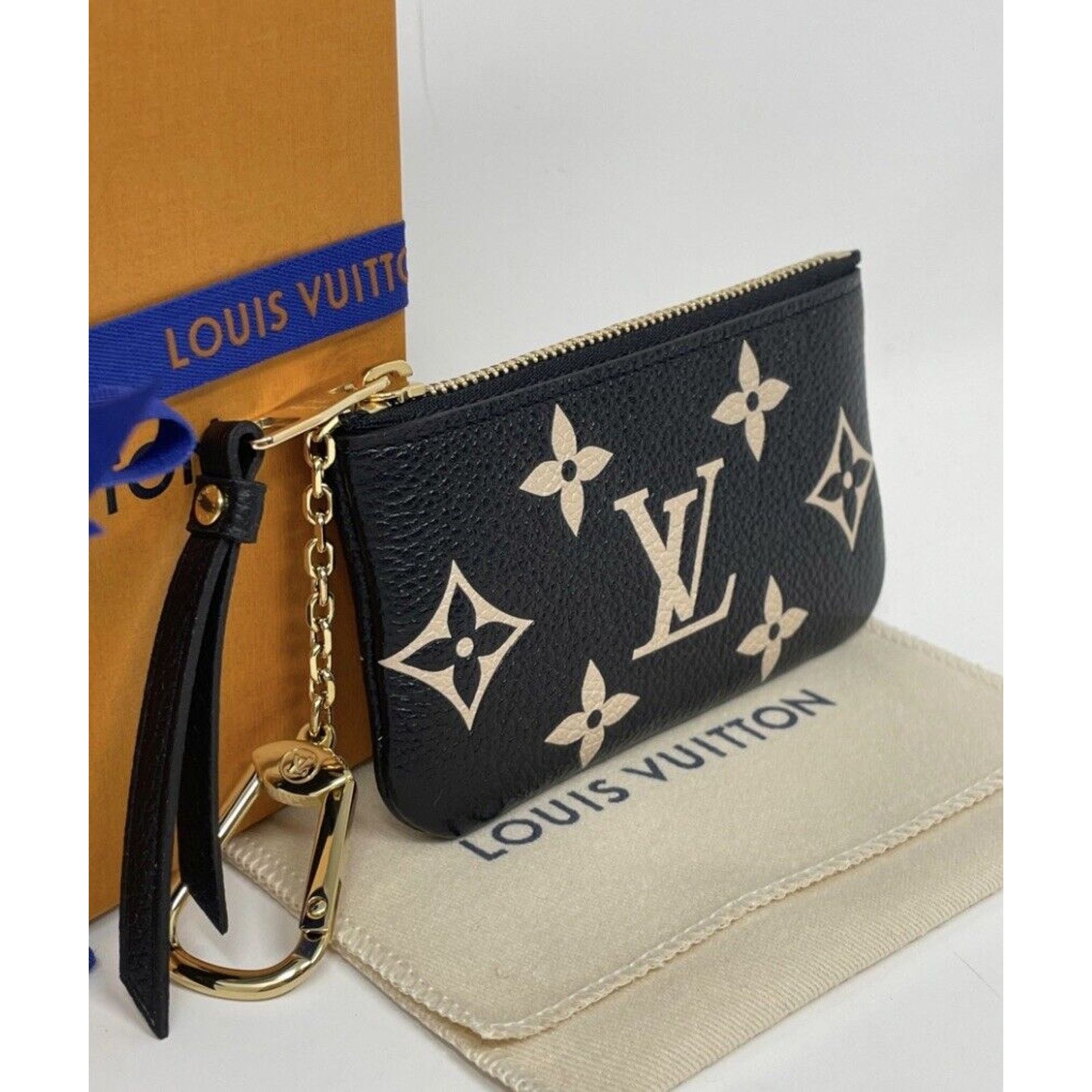 Louis Vuitton Louis Vuitton Cles Key Pouch BiColor Empreinte Leather Size ONE SIZE - 3 Thumbnail
