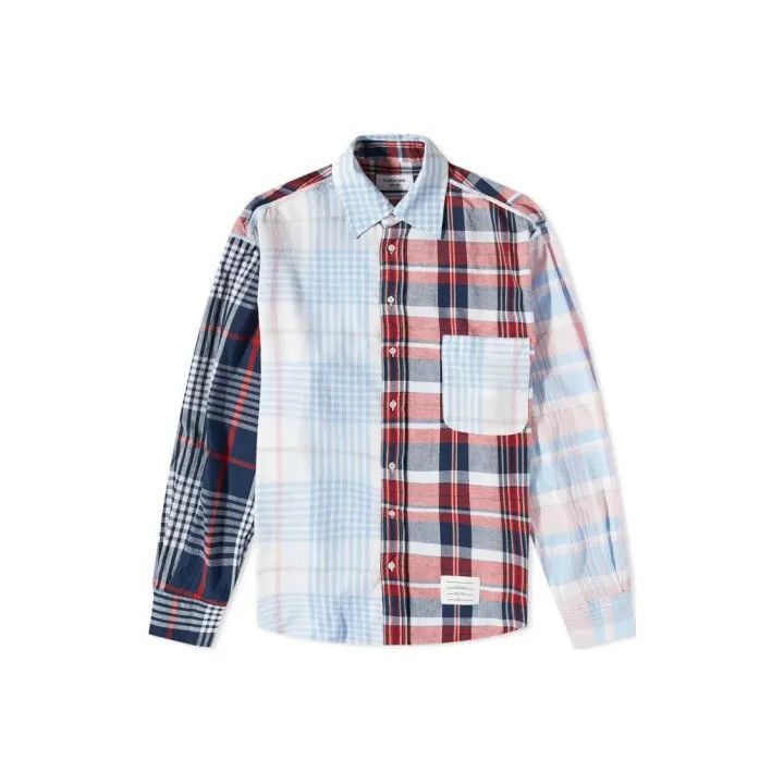 Thom Browne Thom Browne Colorful Checkered Button-Up Shirt -2507 Size US M / EU 48-50 / 2 - 7 Thumbnail