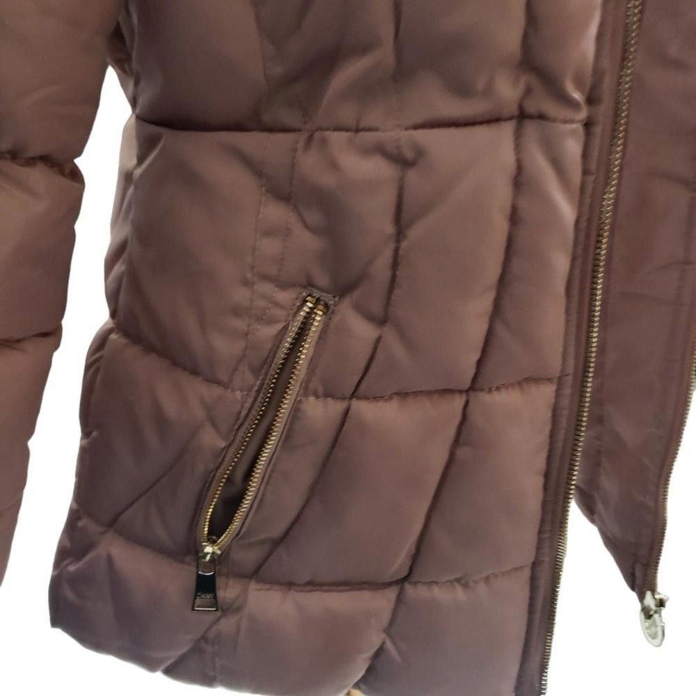 DKNY CT816 DKNY Ladies Pink Champagne Hooded Puffer Jacket L Size L / US 10 / IT 46 - 3 Thumbnail