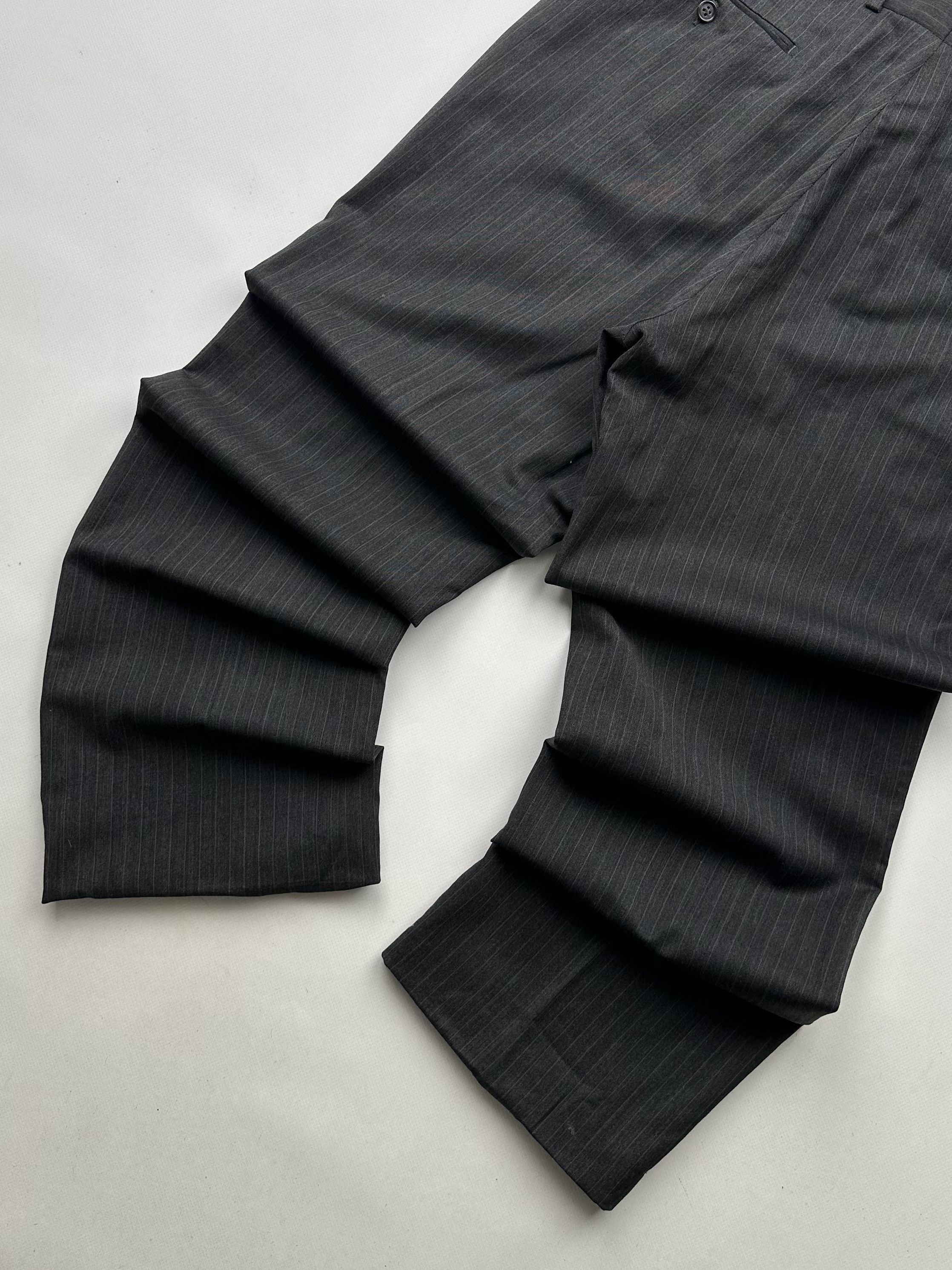 Vintage Yves Saint Laurent Vintage Wool Striped Pants Size US 34 / EU 50 - 13 Thumbnail
