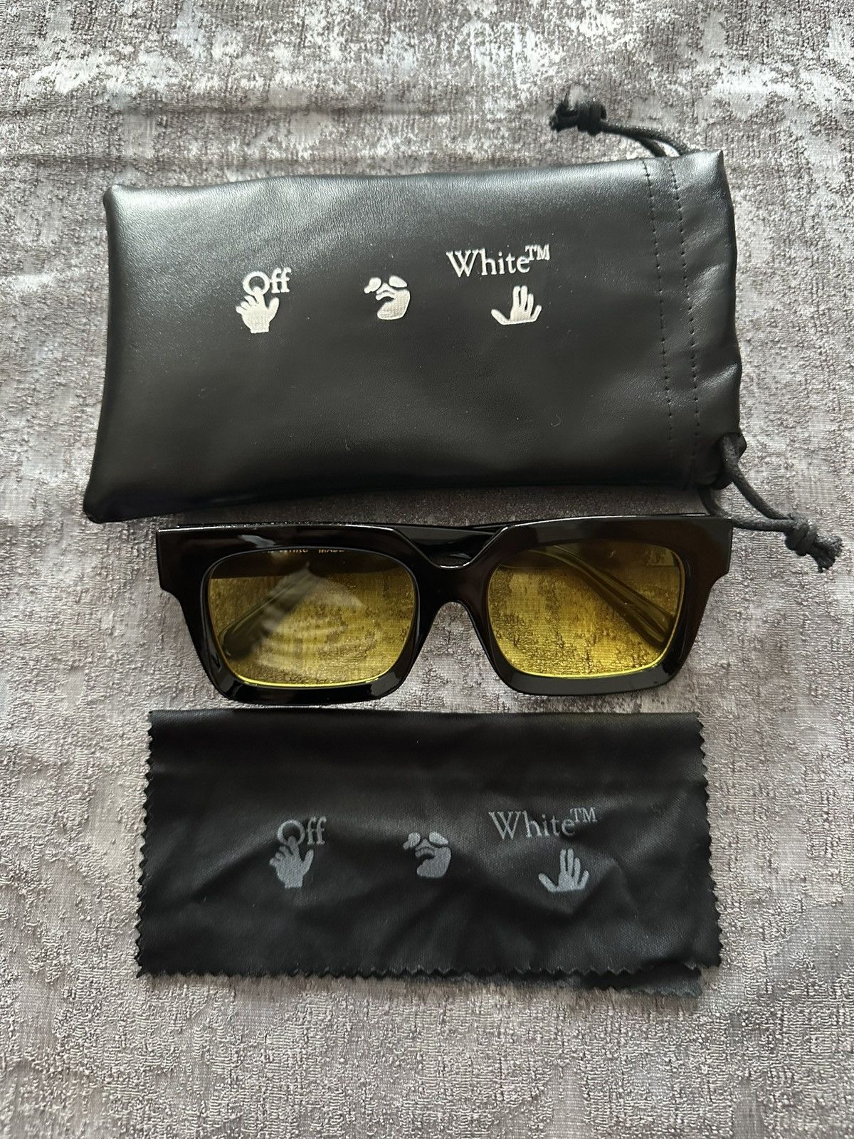 サングラス Off-White Unisex SUNGLASSES (OERI016C99PLA002 5907 BLUE) Off-White OERI126 Virgil Sunglasses - Jelly Blue / Blue