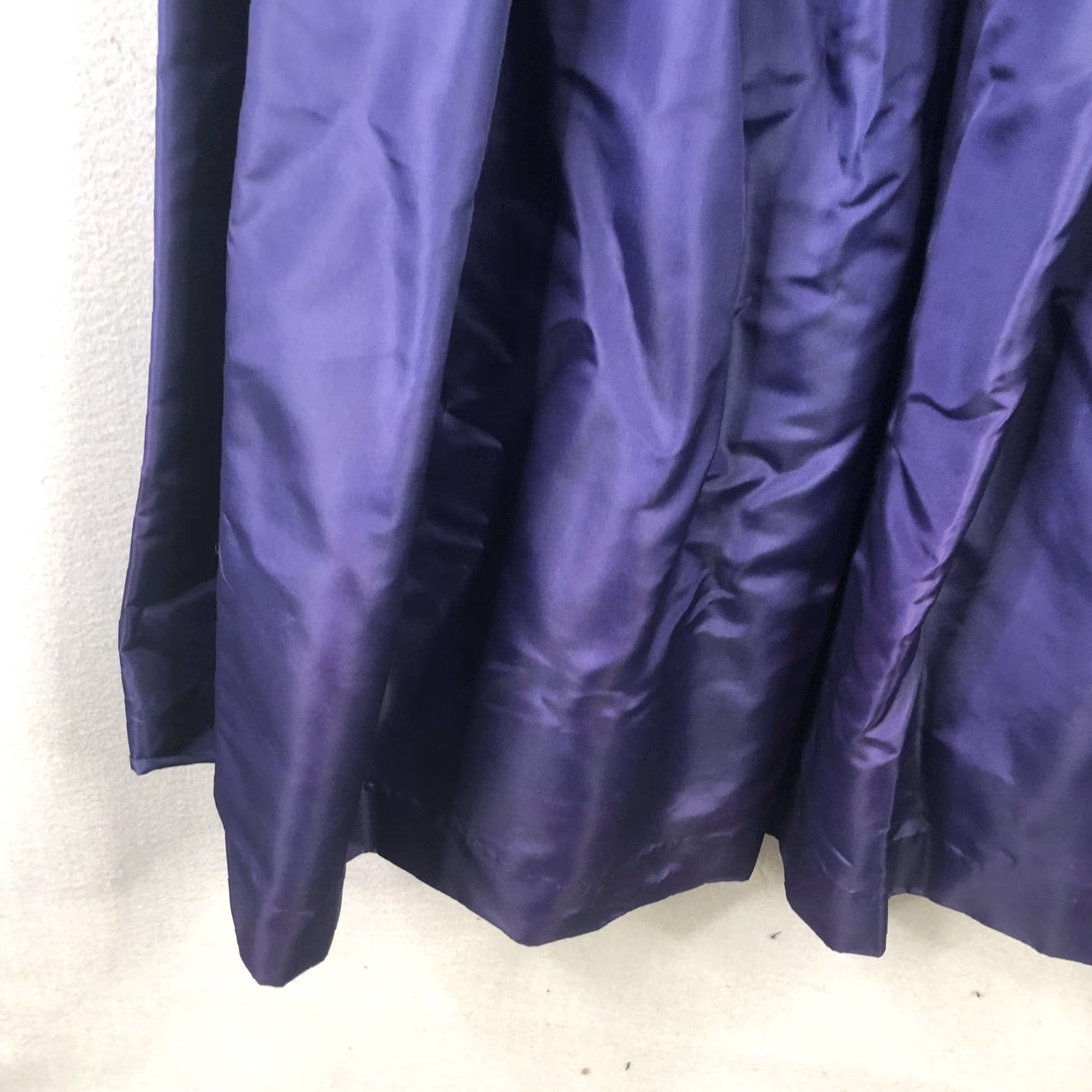 Vintage VINTAGE Albert Capraro Skirt Womens 10 Purple Maxi Belted Evening Formal 70s Size 32" / US 10 / IT 46 - 7 Thumbnail