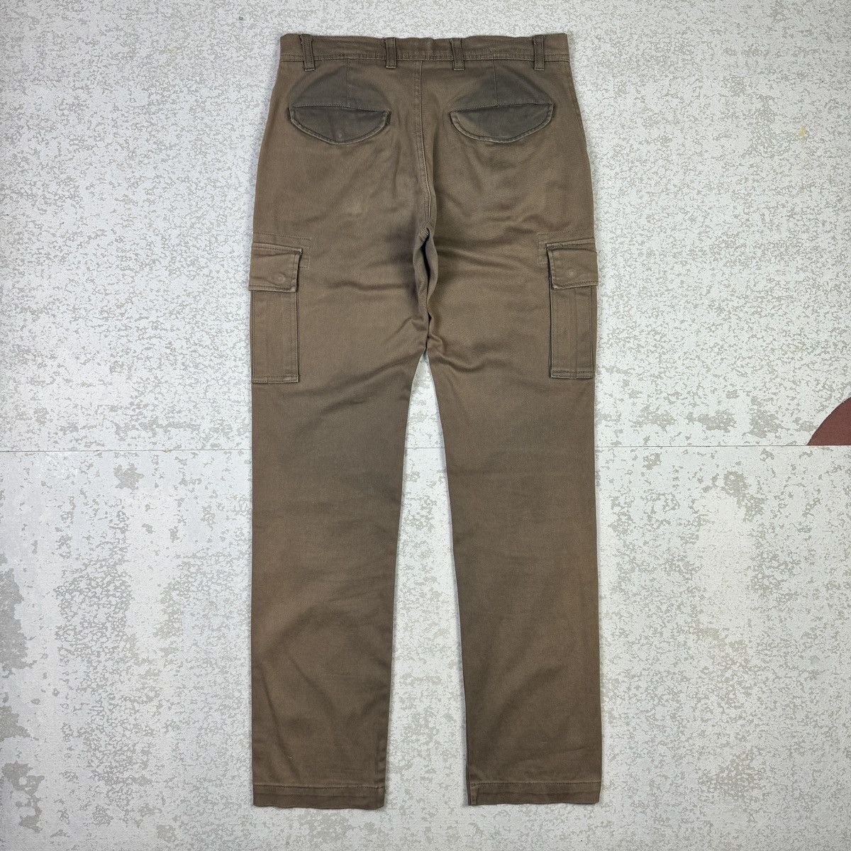 Japanese Brand Guitar Pick Slim Cargo Pant Vintage Style Size US 31 - 3 Thumbnail