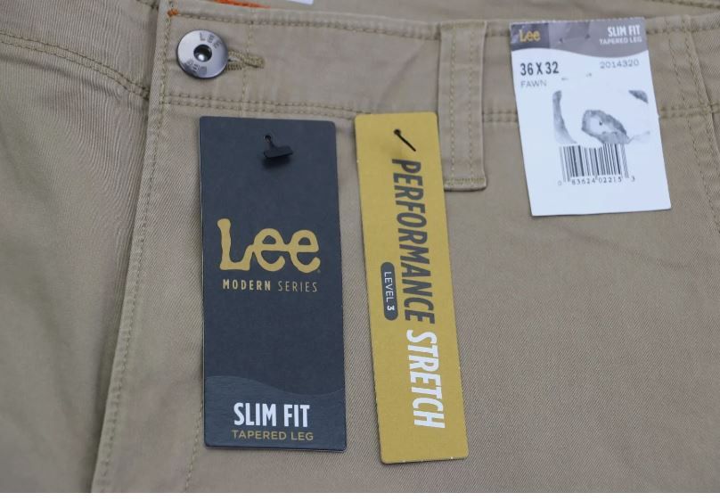 Lee Lee W36 L32 Modern Series Slim Tapered Stretch Pants New Size US 36 / EU 52 - 5 Thumbnail