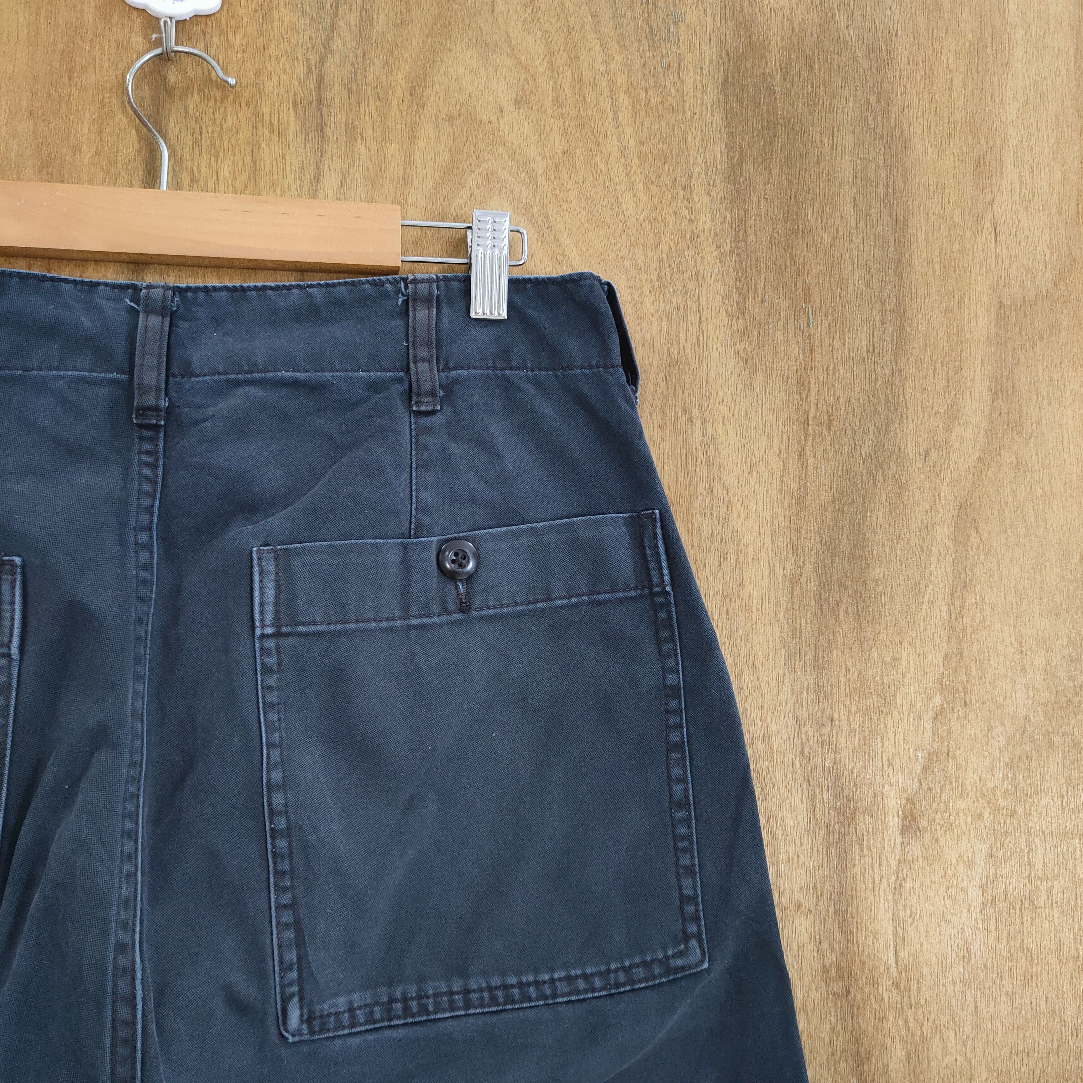 Japanese Brand JAPANESE GU DARK BLUE TROUSERS BUSH PANTS Size US 32 / EU 48 - 11 Thumbnail