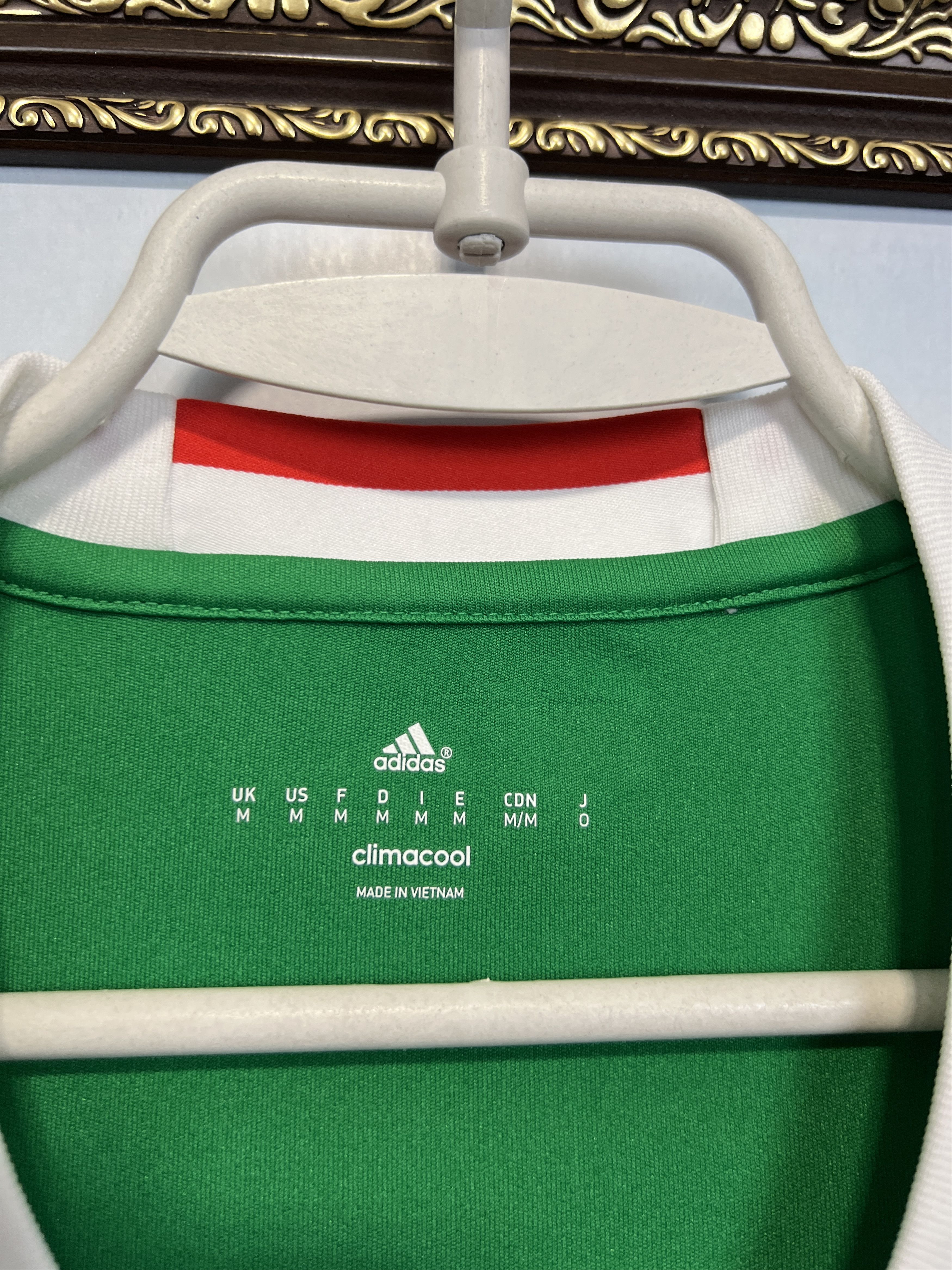 Adidas Mexico Home football shirt Soccer Long Sleeve Jersey Trikot Size US M / EU 48-50 / 2 - 6 Thumbnail
