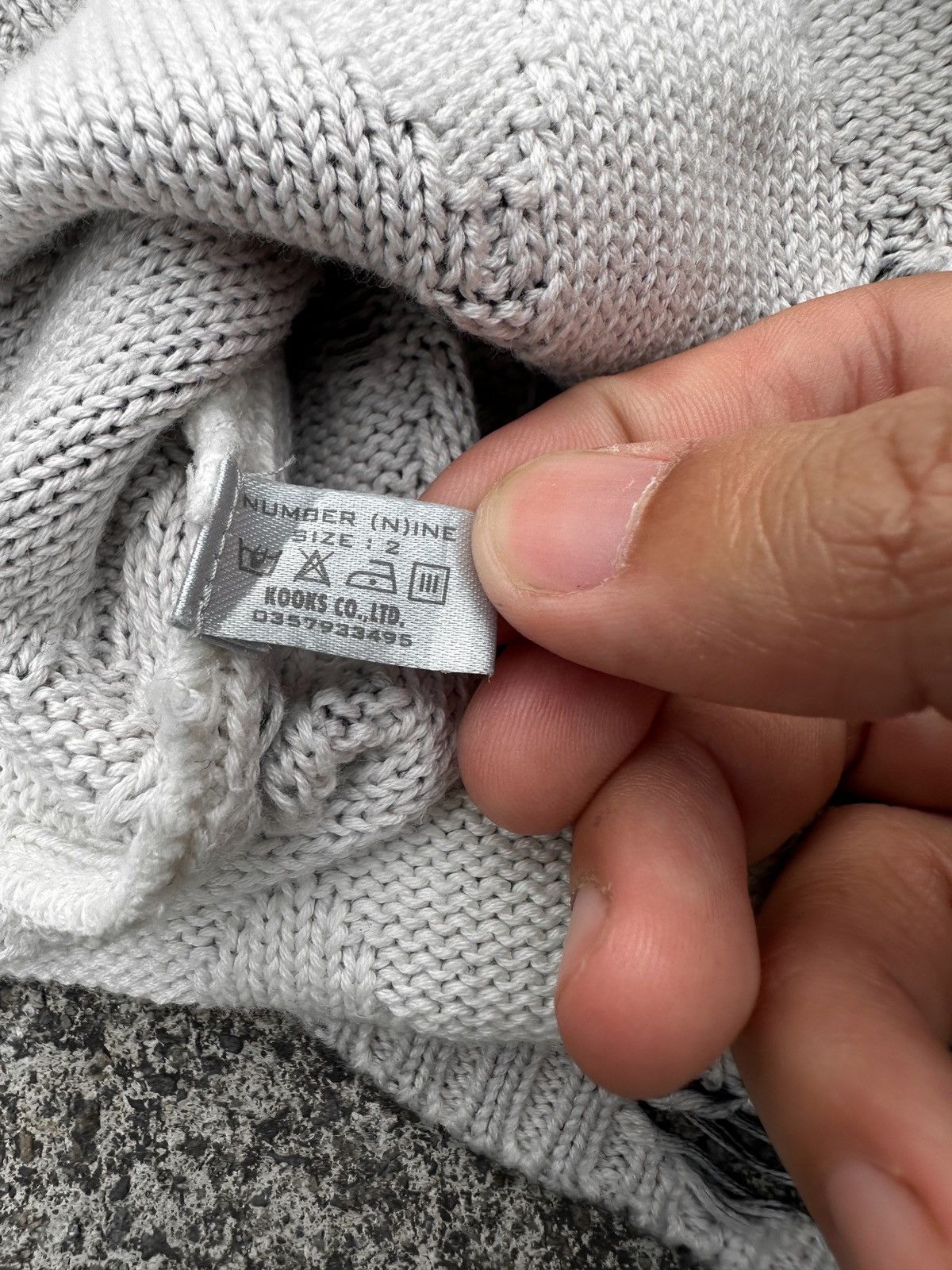 Number (N)ine Number(N)ine AW02 “The Modern Age” Knitted Striped Size US M / EU 48-50 / 2 - 17 Thumbnail