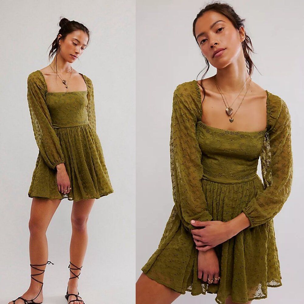 Free People New Free People Malina Mini Dress Size M Size M / US 6-8 / IT 42-44 - 1 Thumbnail