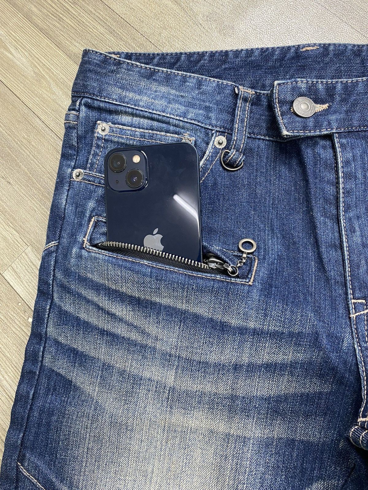 PPFM Vintage PPFM Distressed Ifsixwasnine LGB Style Bikers Jeans Size US 32 / EU 48 - 9 Thumbnail