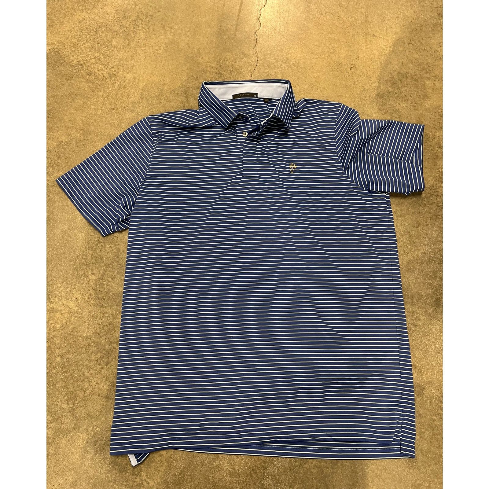 Grailed Greyson polo striped blue XL golf men’s Size US XL / EU 56 / 4 - 1 Thumbnail