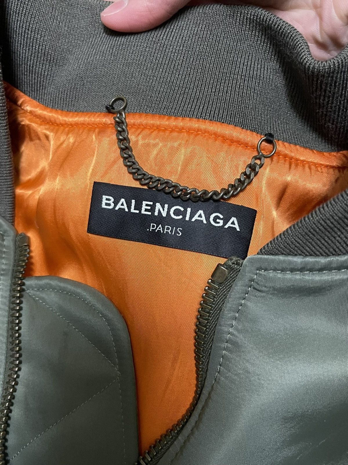 Balenciaga Balenciaga ss17 cropped boxy bomber jacket | Grailed Balenciaga Balenciaga ss17 cropped boxy bomber jacket | Grailed