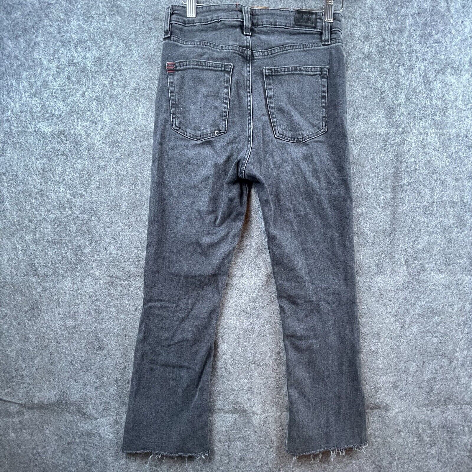 Bdg BDG Jeans Womens 26 Grey High Rise Kick Flare Crop Raw Fray Size 26" / US 2 / IT 38 - 2 Thumbnail