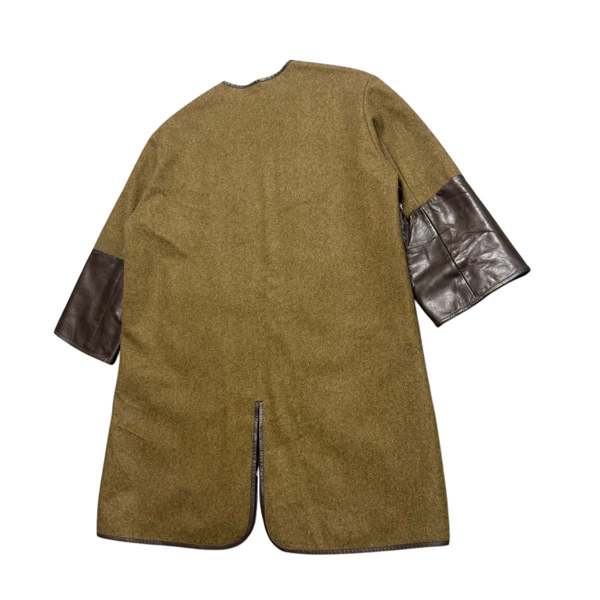 Maison Margiela Luxurios Pieces Maison Margiela Leather Sleeve Coat Size XS / US 0-2 / IT 36-38 - 14 Thumbnail
