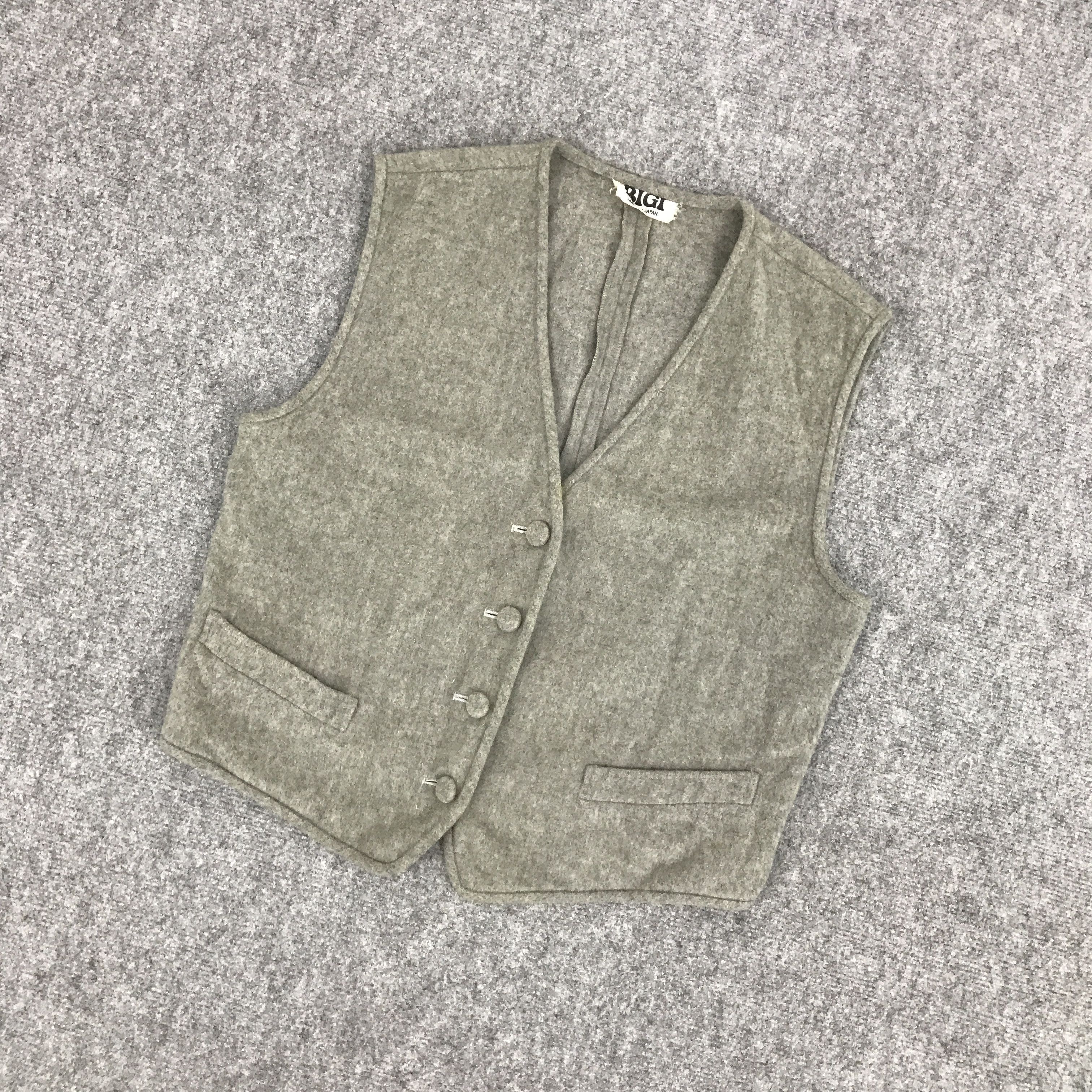 BIGI × Japanese Brand BIGI JAPAN WOOL BUTTON VESTS Size US M / EU 48-50 / 2 - 5 Thumbnail