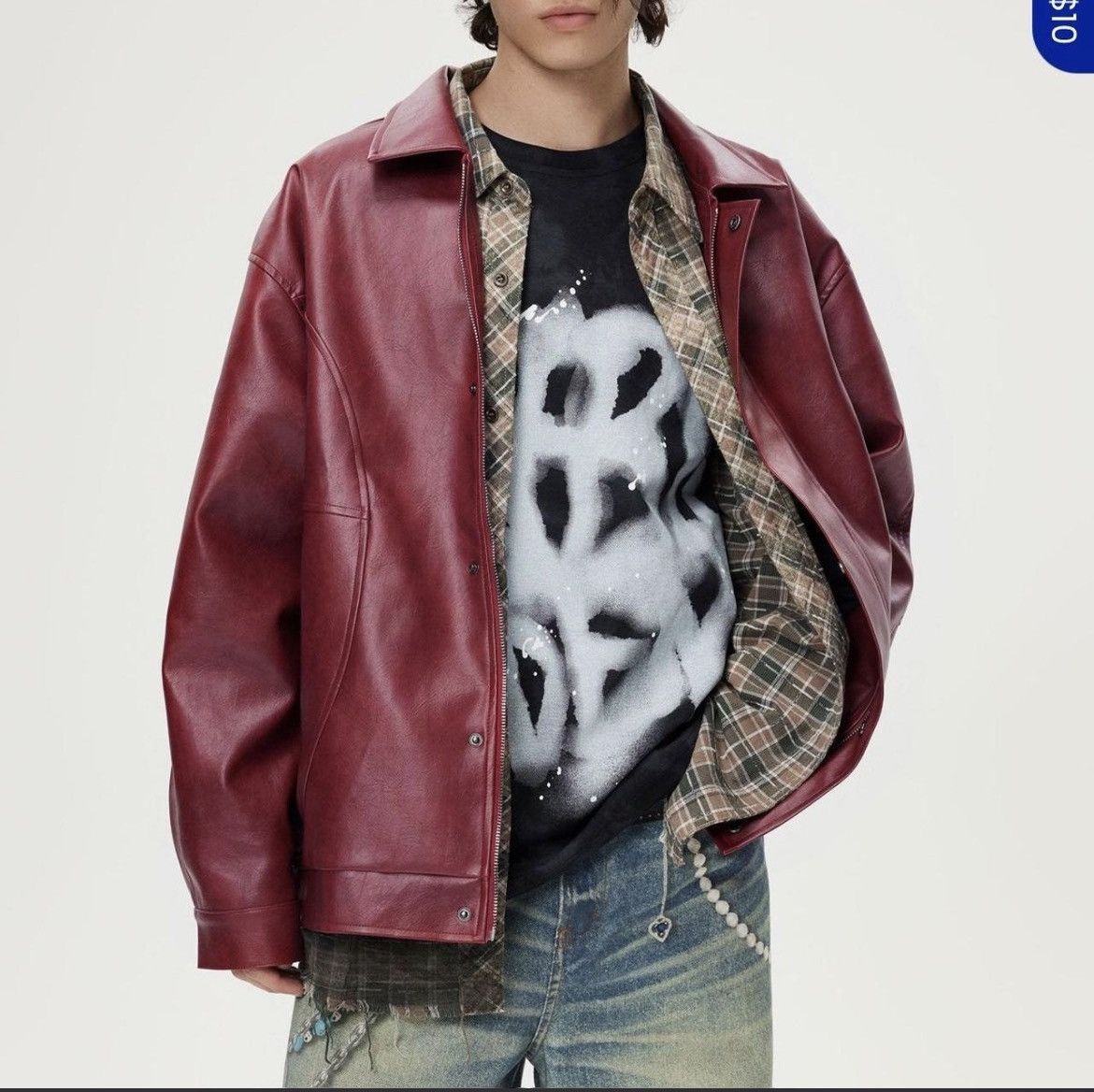 Other Aelfric eden red leather jacket Size US S / EU 44-46 / 1 - 4 Thumbnail