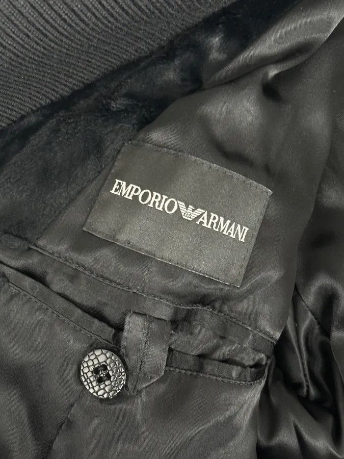 Emporio Armani 2000s Emporio Armani Black Pony Hair & Wool Jacket Size US M / EU 48-50 / 2 - 10 Thumbnail