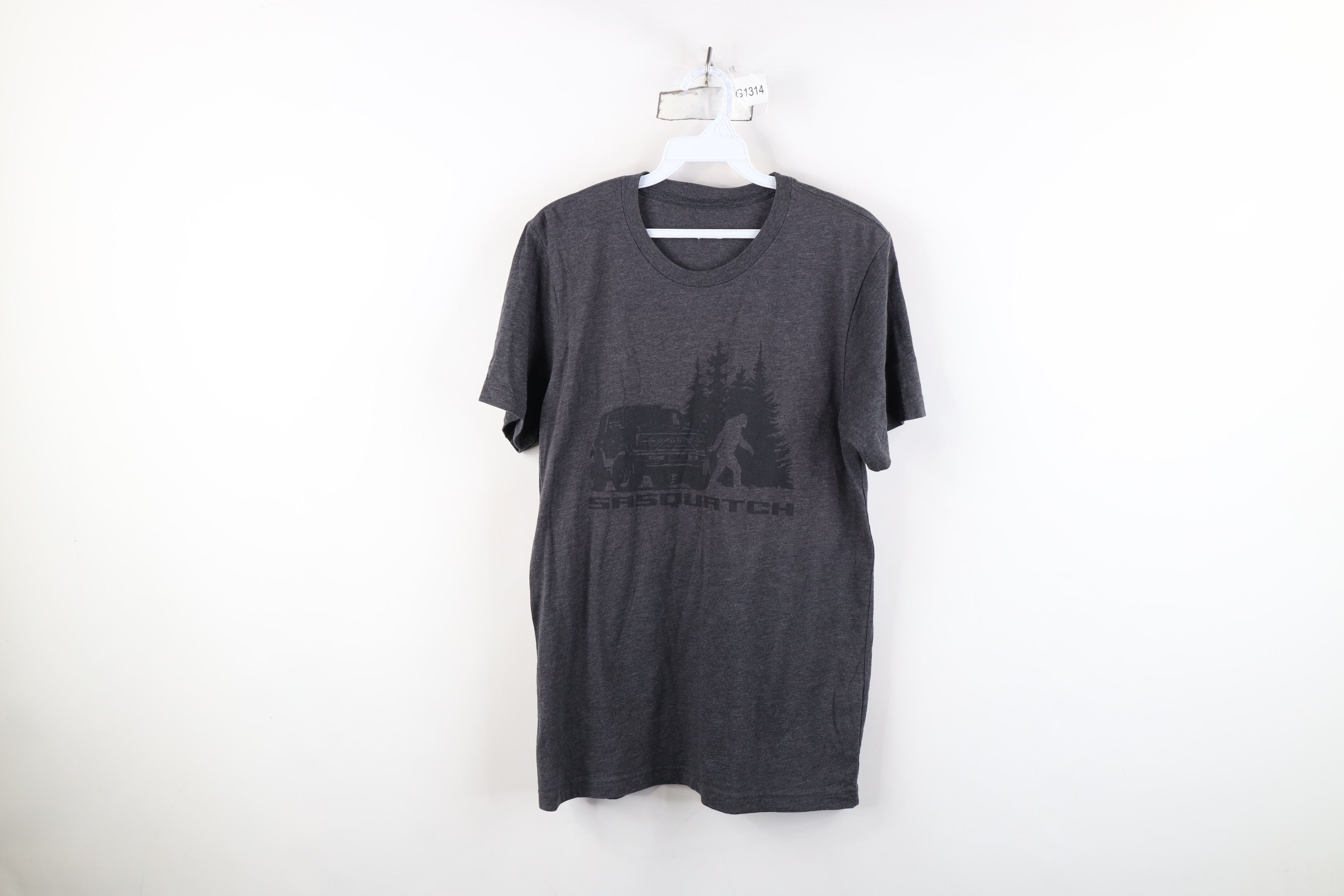 Vintage Ford Motor Co Sasquatch Jersey Knit T-Shirt Charcoal Gray Size US M / EU 48-50 / 2 - 1 Thumbnail