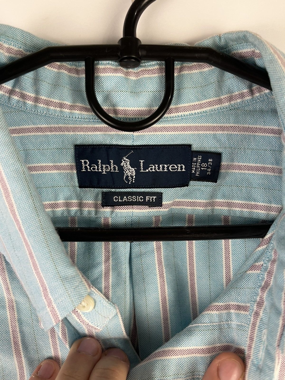 Ralph Lauren Ralph Lauren Vintage Stripped Cotton Shirt Button Up Size US XXL / EU 58 / 5 - 7 Thumbnail