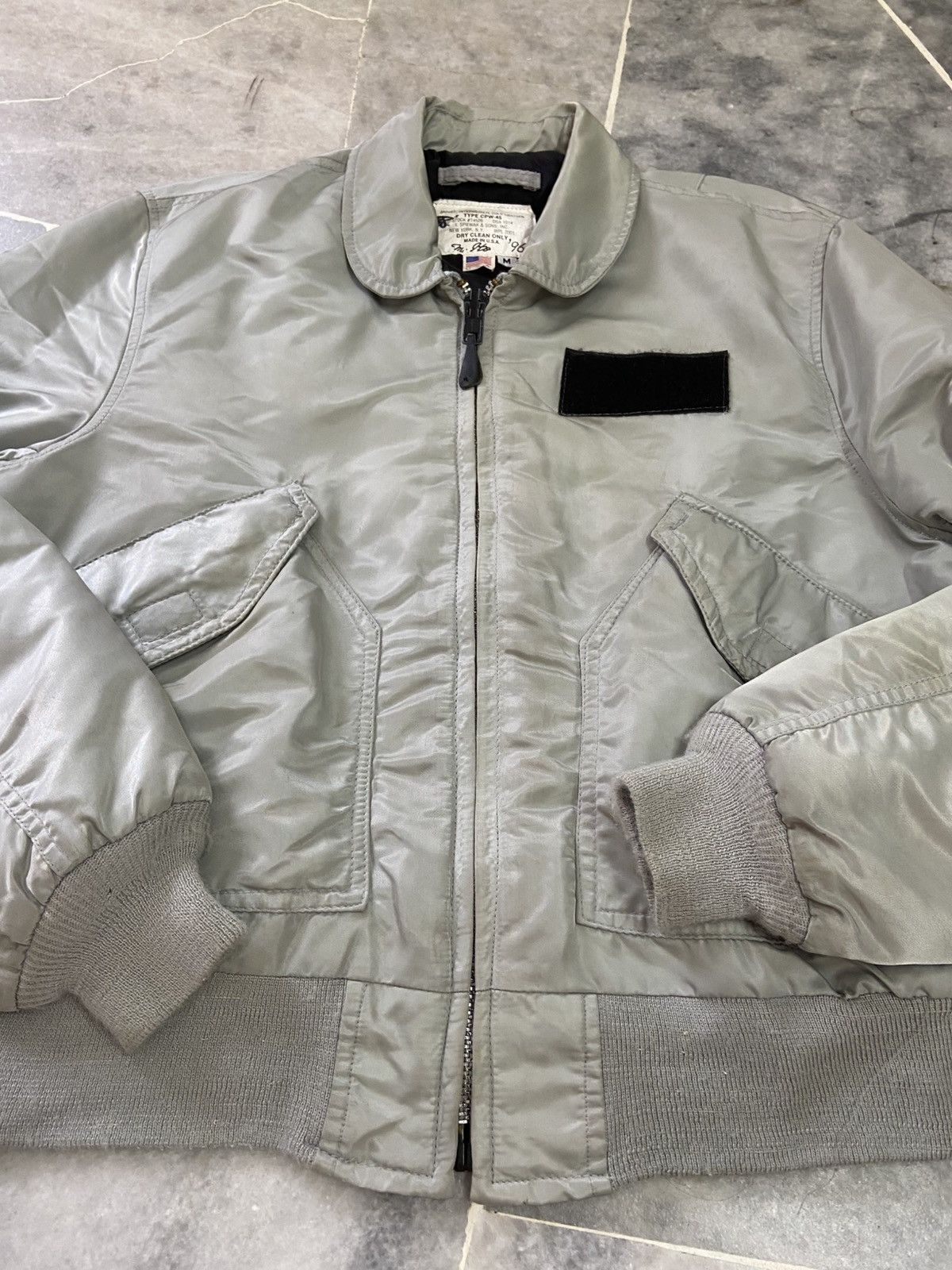 I. Spiewak And Sons Spiewak CPW-45 Flight Bomber Jacket Made in USA Size Medium Size US M / EU 48-50 / 2 - 2 Thumbnail