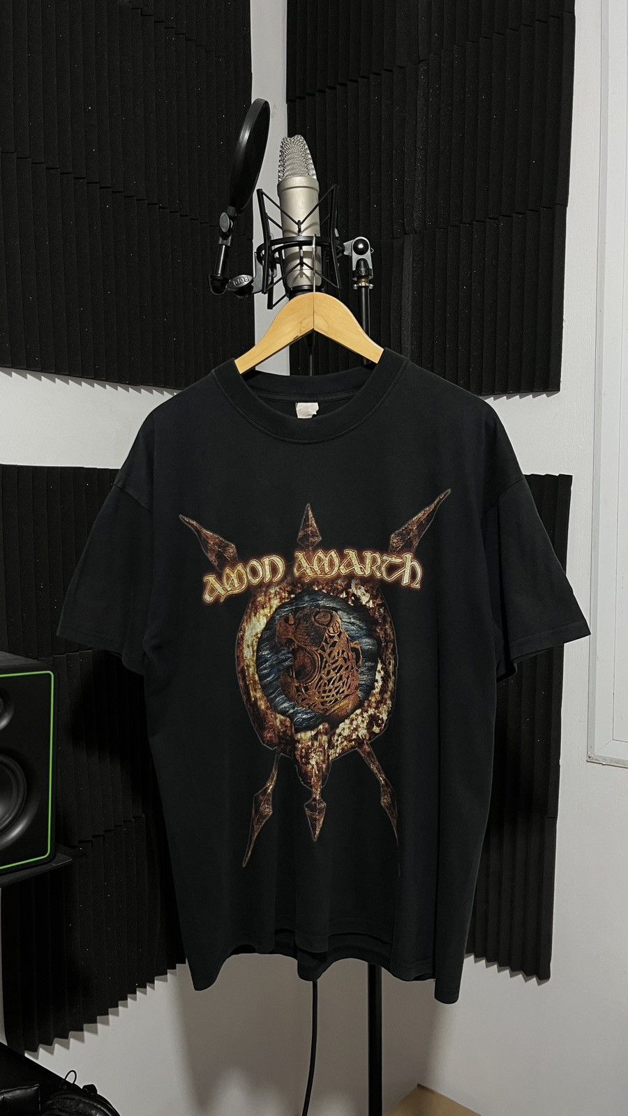 Vintage Amon amarth vintage 90’s band tee Size US XL / EU 56 / 4 - 1 Thumbnail