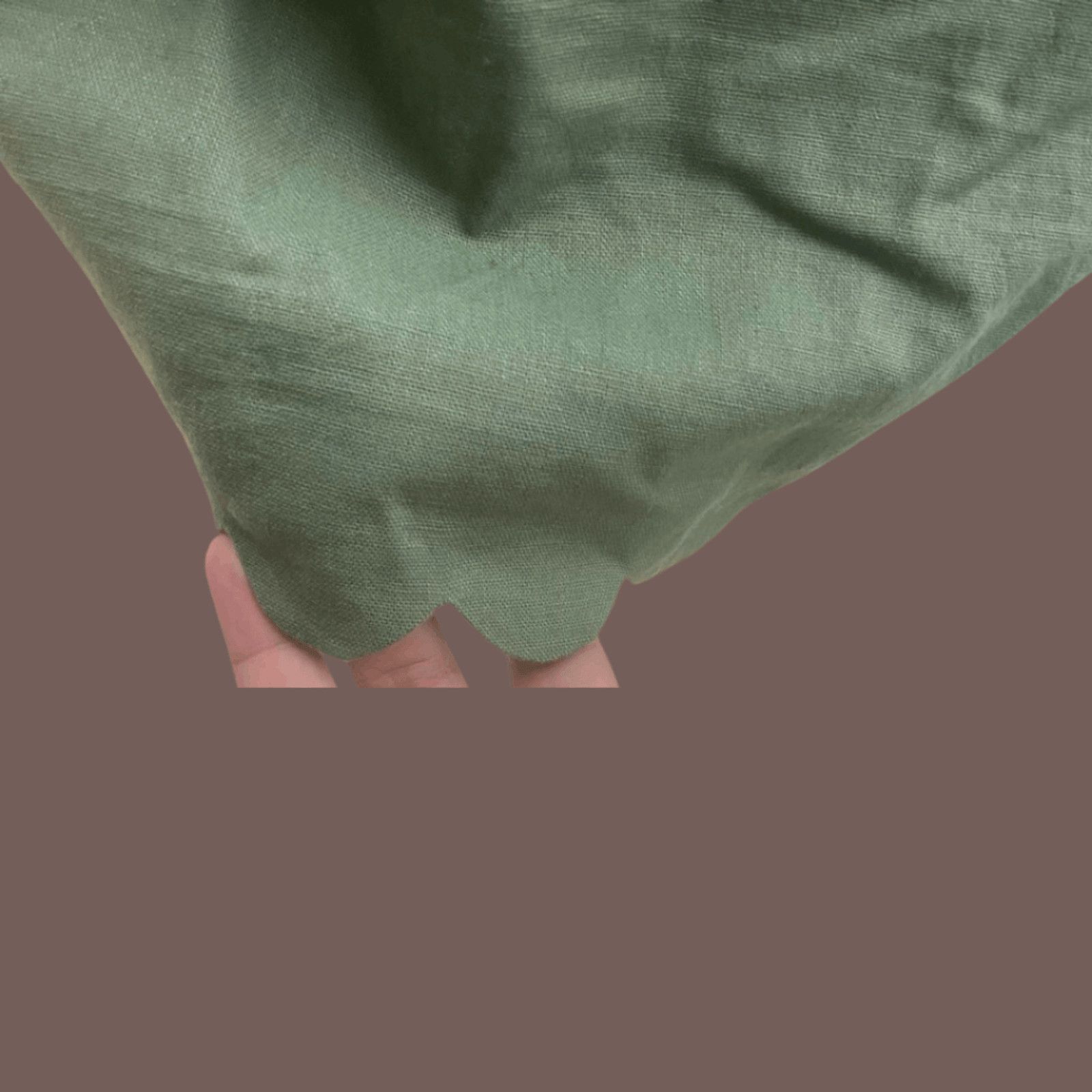 J.Crew VTG Skirt | J. Crew Olive Green Scalloped | Minimalist Fit Size 28" / US 6 / IT 42 - 3 Thumbnail