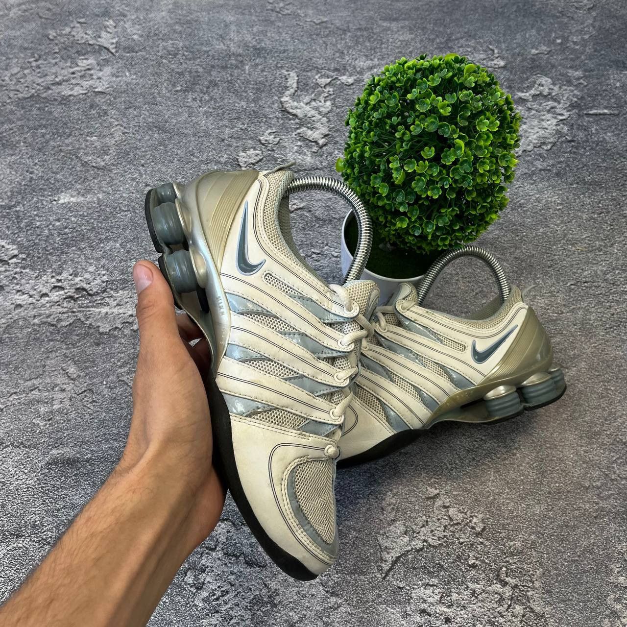 Vintage 90s Nike Shox Drill Y2K Shoes Size opium