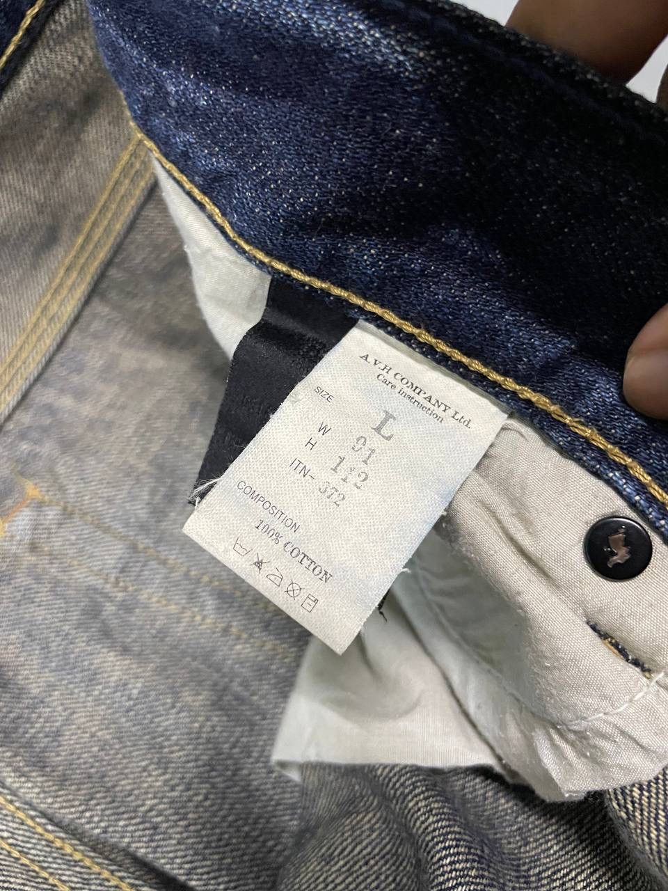 Seditionaries AVH DISTRESS REAL FADED FLAR DENIME Size US 36 / EU 52 - 8 Thumbnail