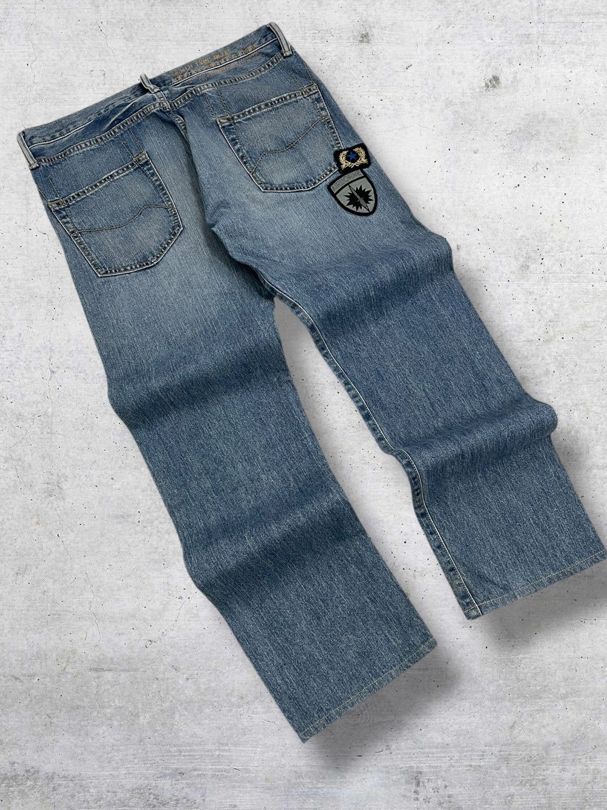 Avirex VINTAGE AVIREX OG 90S DESIGNER WAR MILITARY PATCHWORK DENIM Size US 32 / EU 48 - 10 Thumbnail