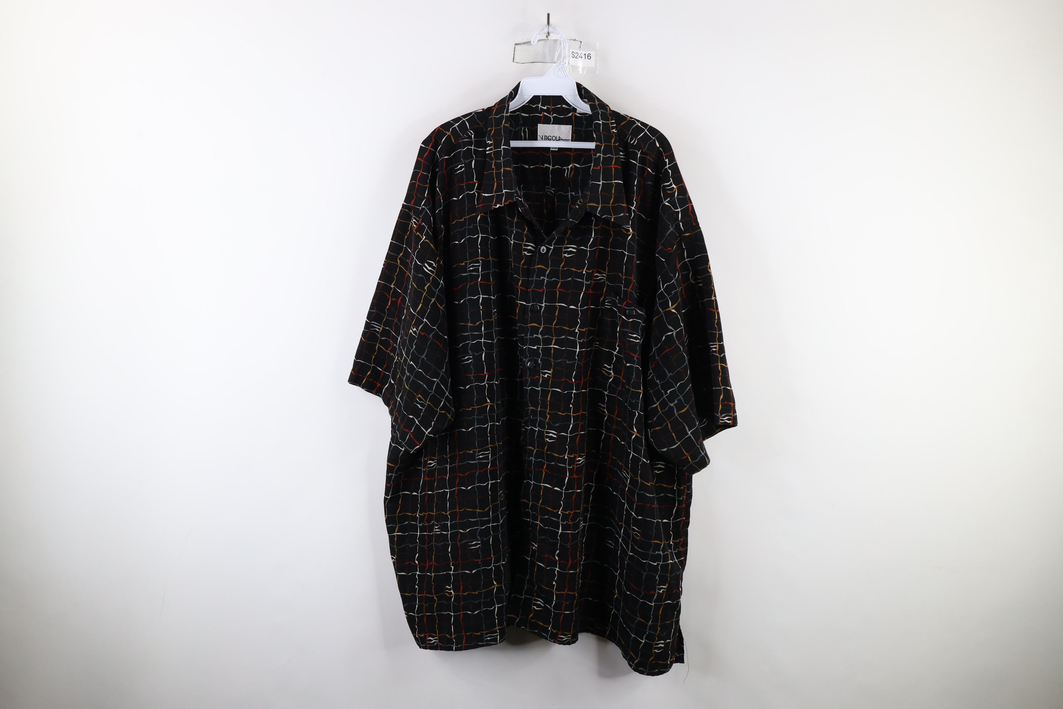 Vintage Vintage 90s Streetwear Checkered Short Sleeve Button Shirt Size US XXL / EU 58 / 5 - 1 Thumbnail