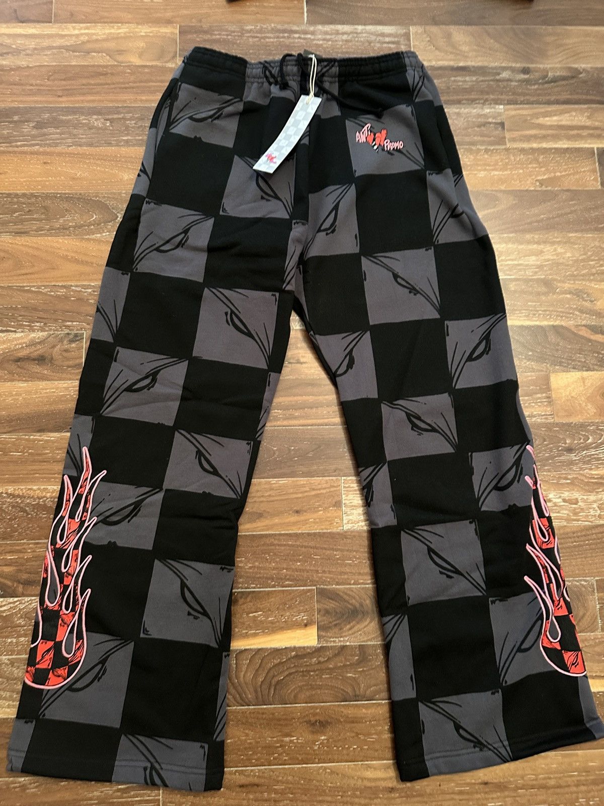 Matty Boy Matty Boy ATL Anti Promo 99 Eyes Flame Sweatpants Size US 32 / EU 48 - 1 Thumbnail