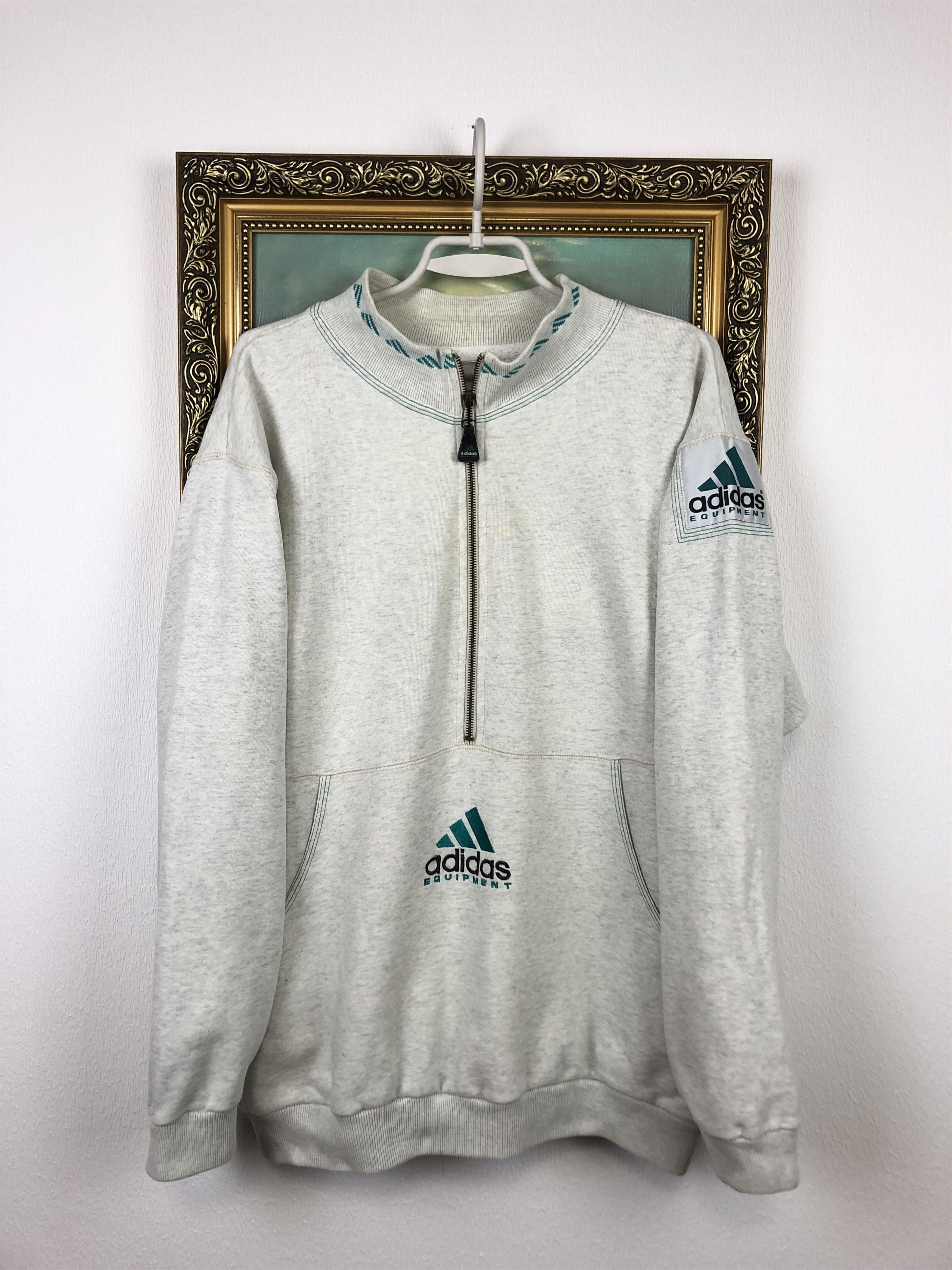 Vintage Adidas Equipment Sweatshirt Rare Hype Jacket