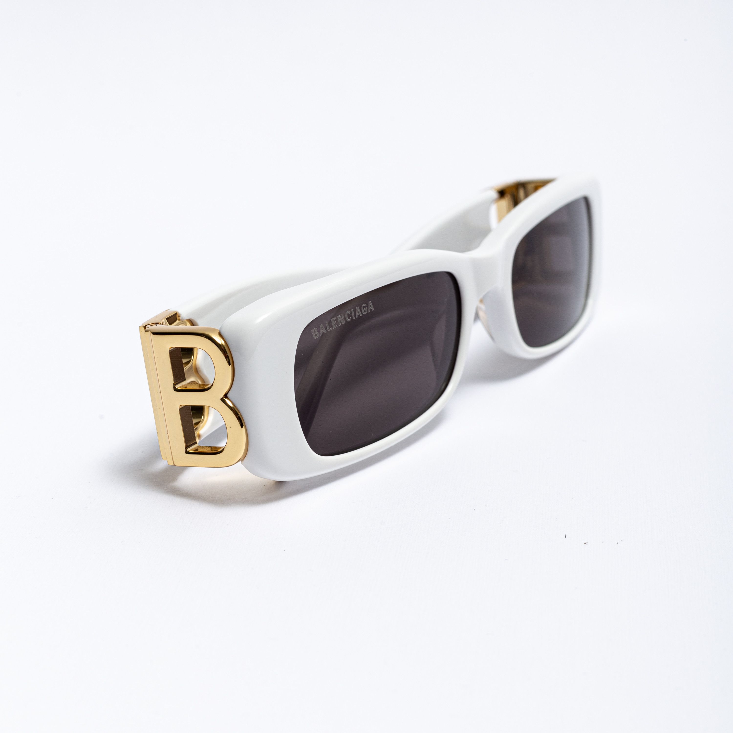 Balenciaga BALENCIAGA BB0096S 011 Dynasty Sunglasses WHITE Size ONE SIZE - 8 Thumbnail